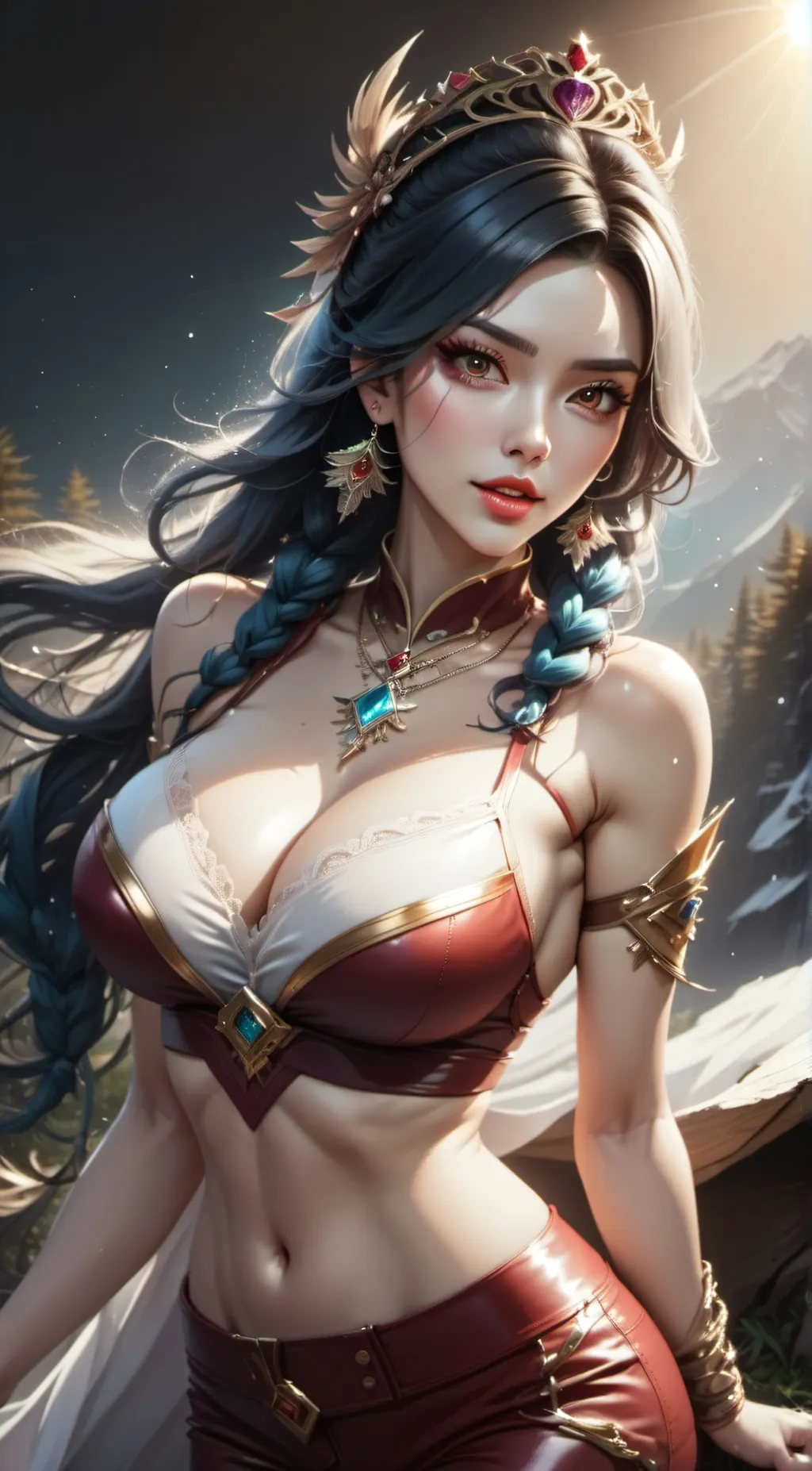 ai character: Warrior background