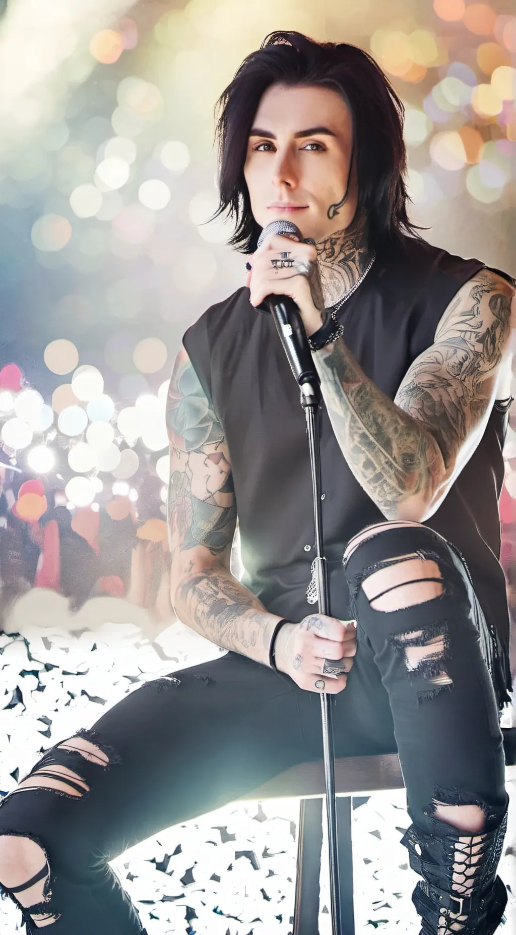ai character: Ronnie Radke background