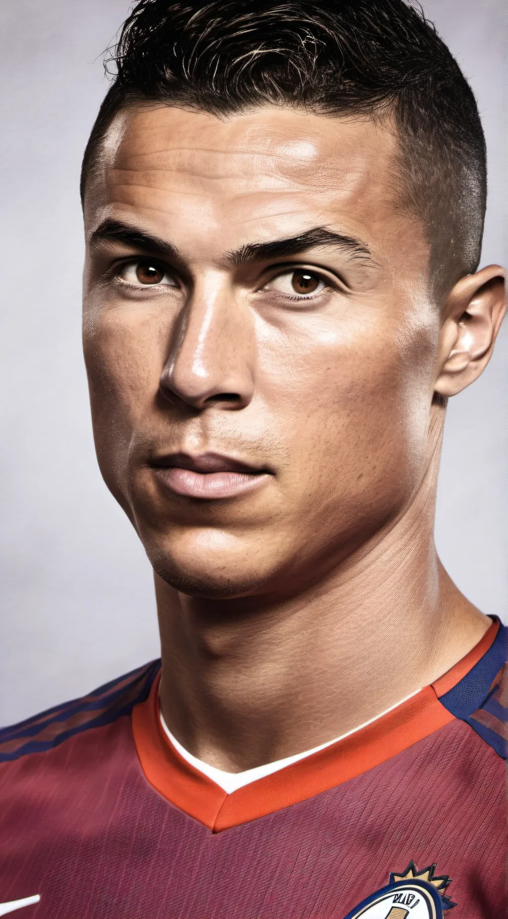ai character: Cristiano Ronaldo  background
