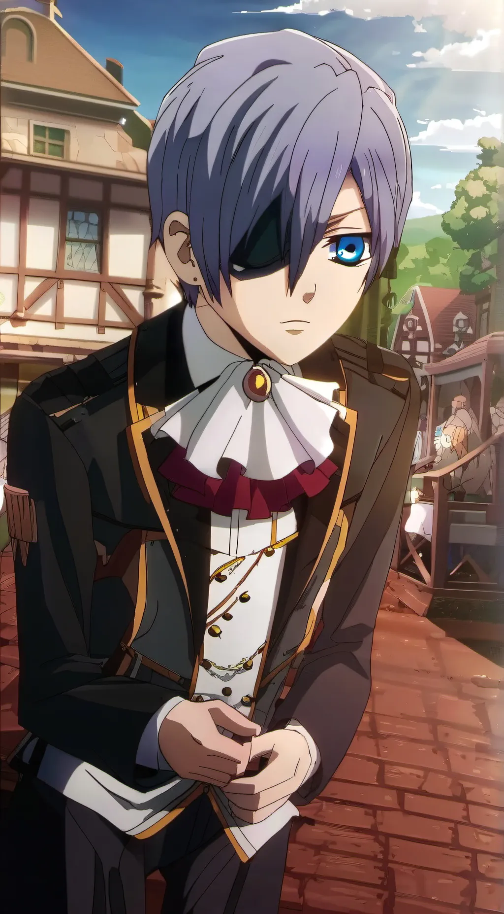 ai character: Ciel Phantomhive  background