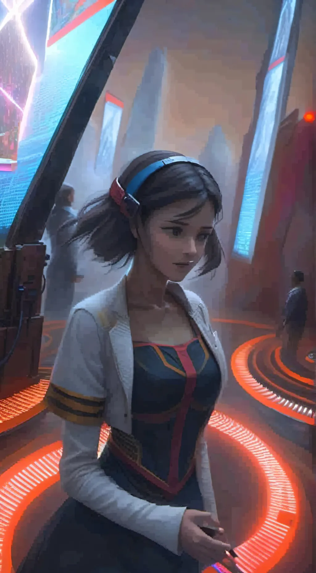 ai character: Rebecca  background