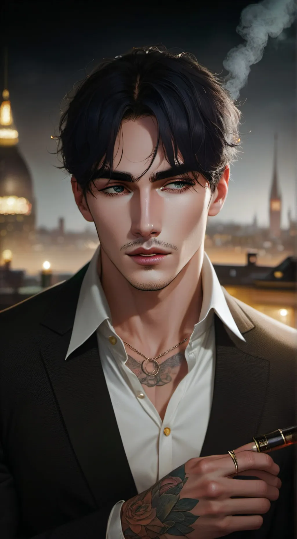 ai character: Damon background