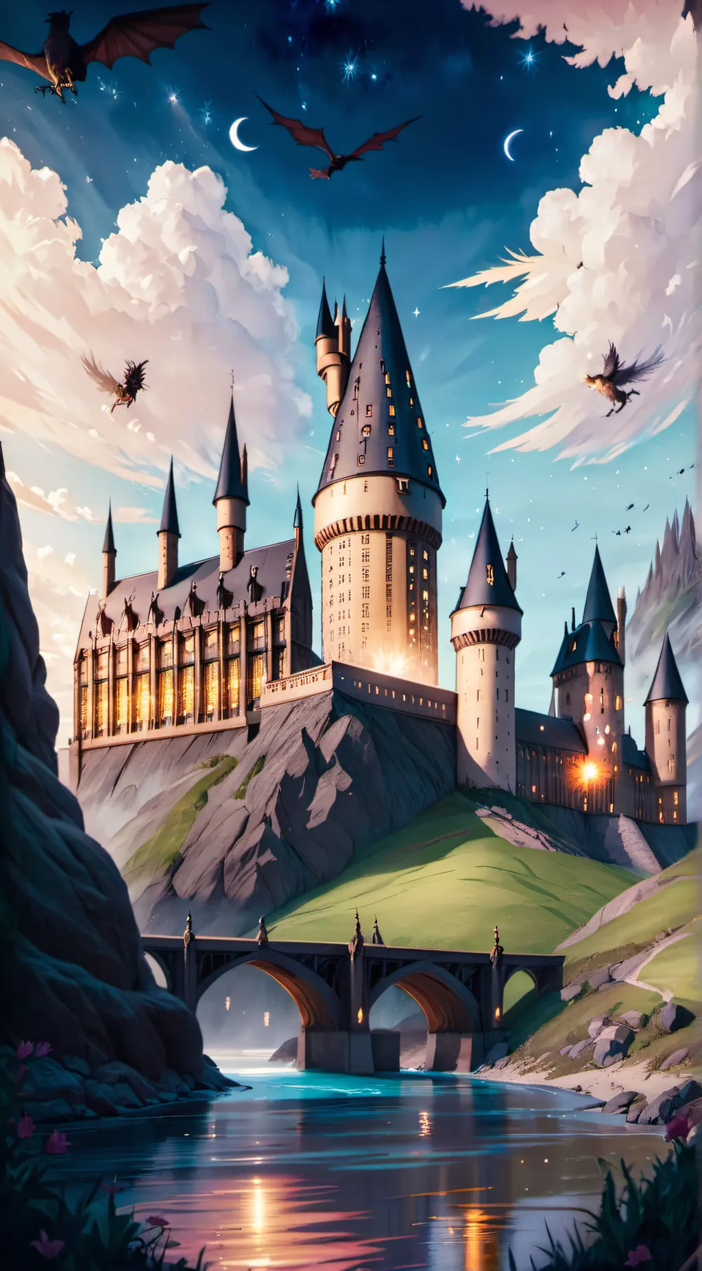 ai character: HP life, Hogwarts background