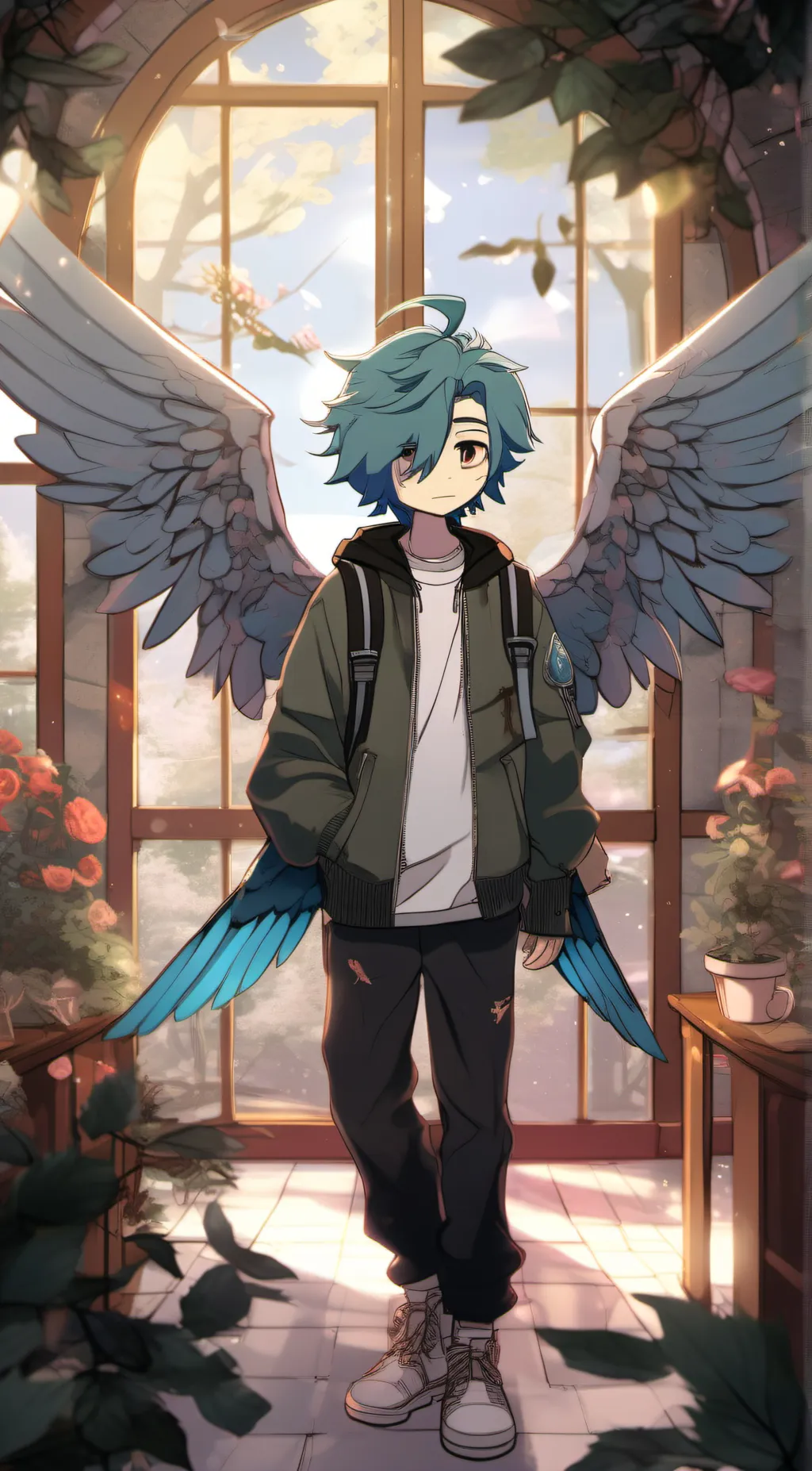 ai character: foxo background
