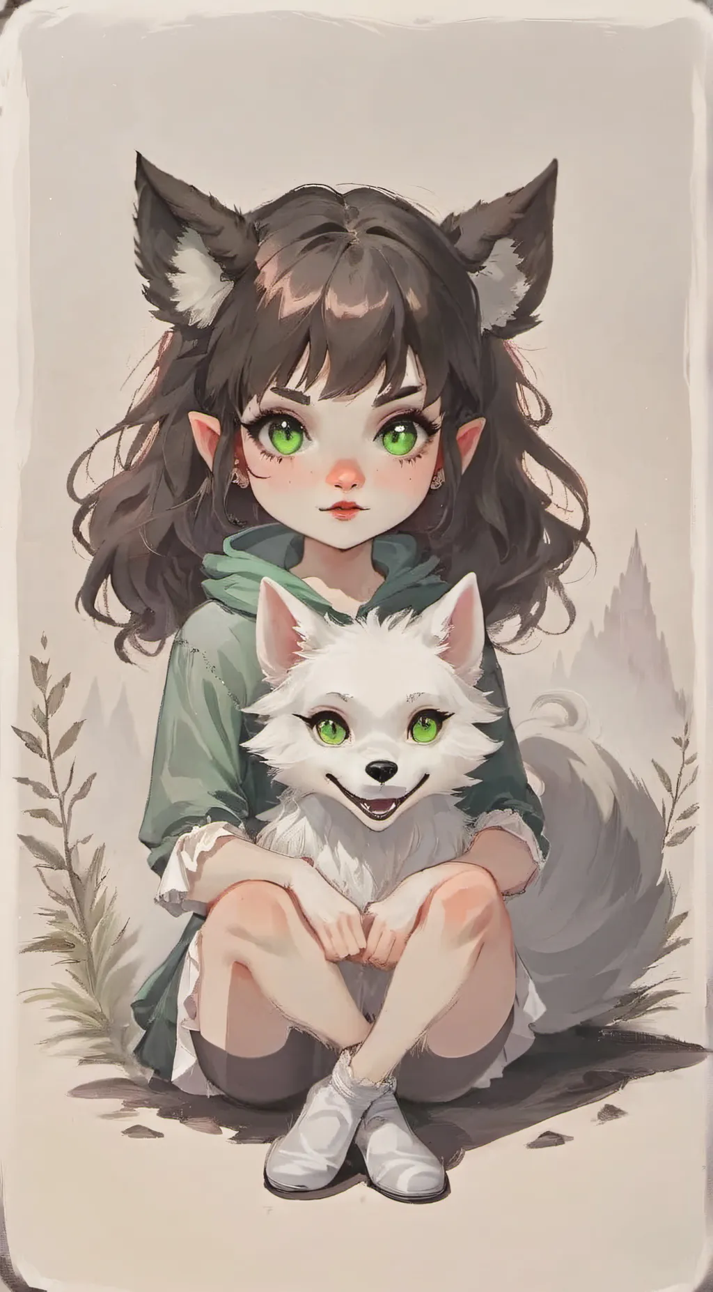 ai character: Lilly background
