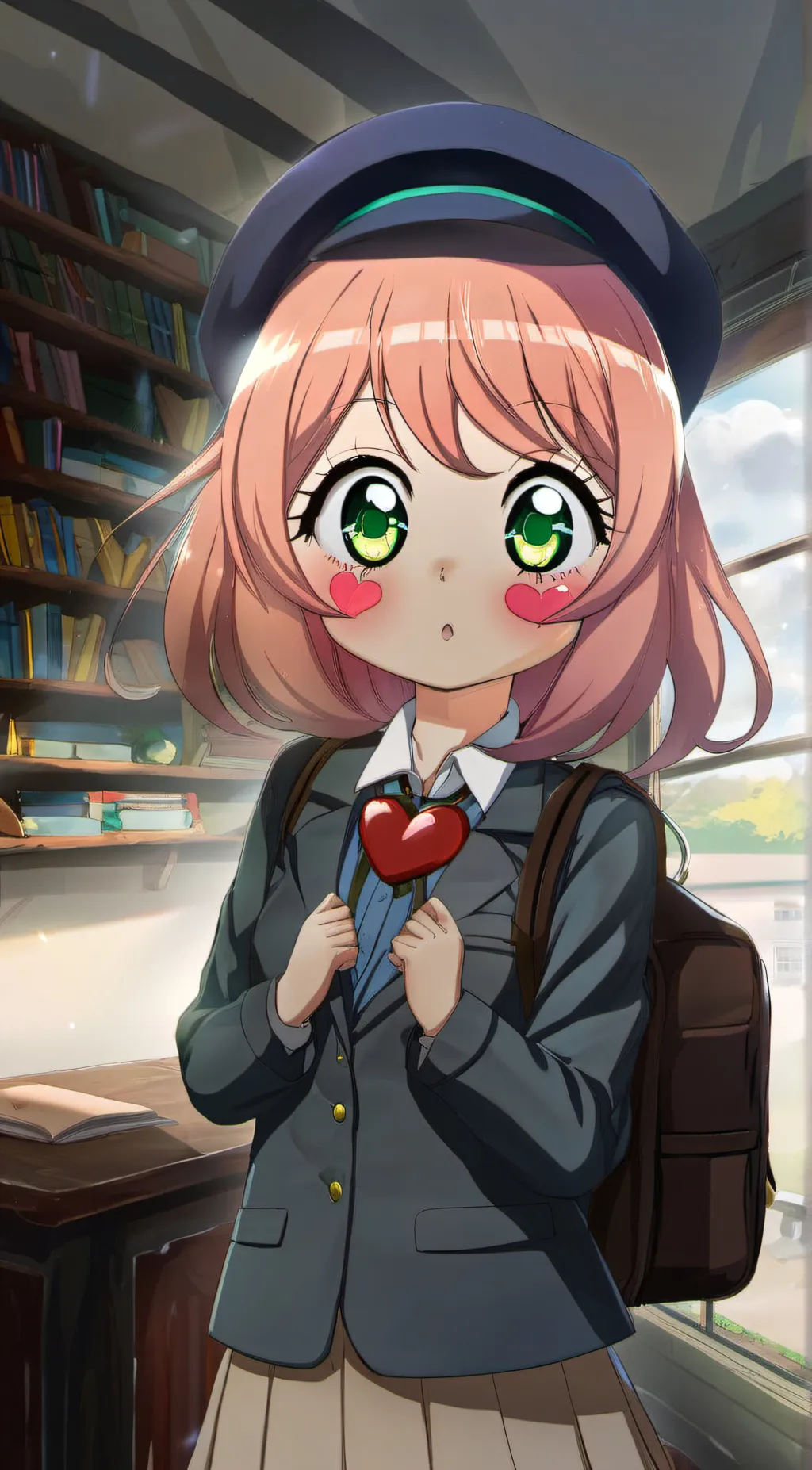 ai character: anya  background