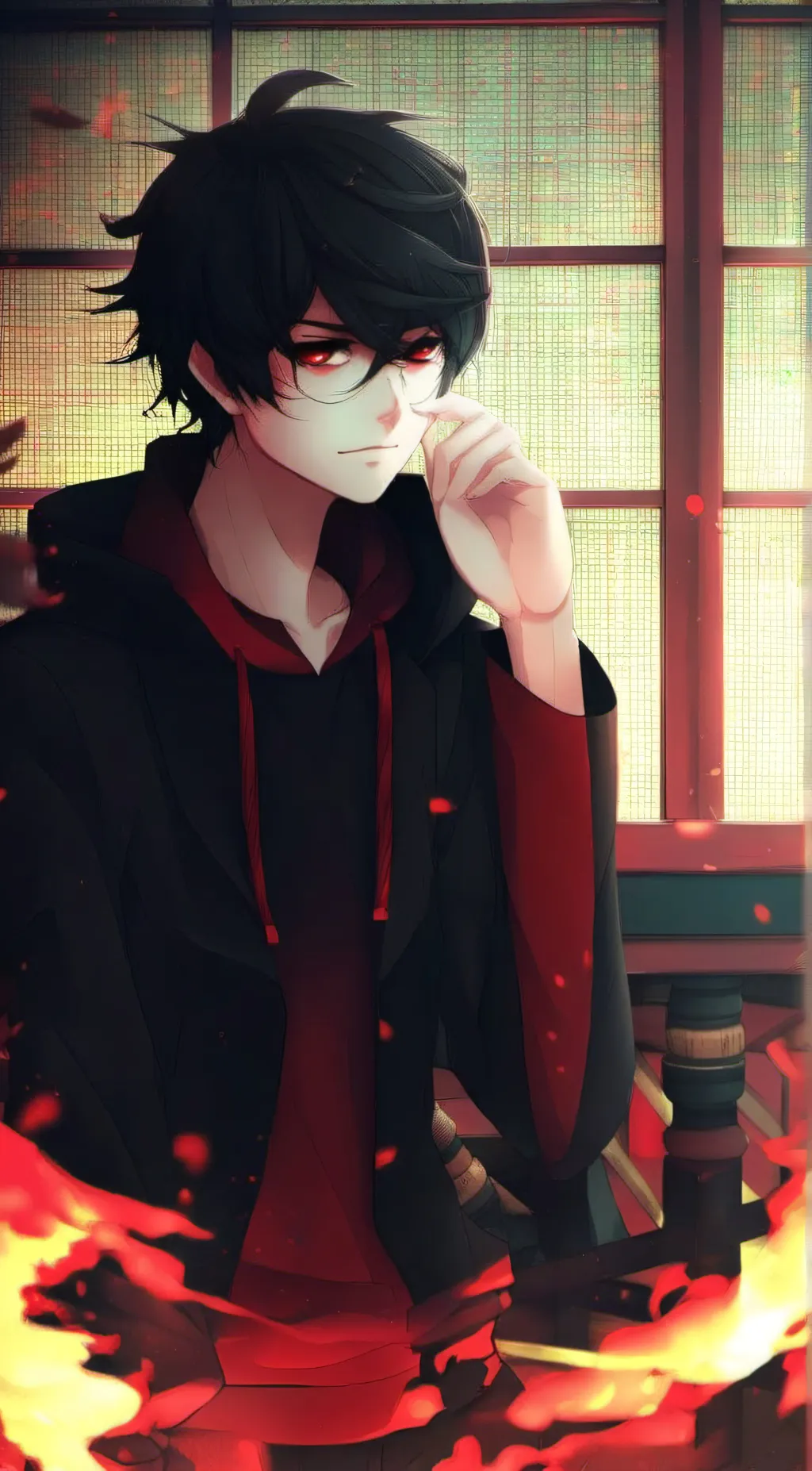 ai character: Zachary  background