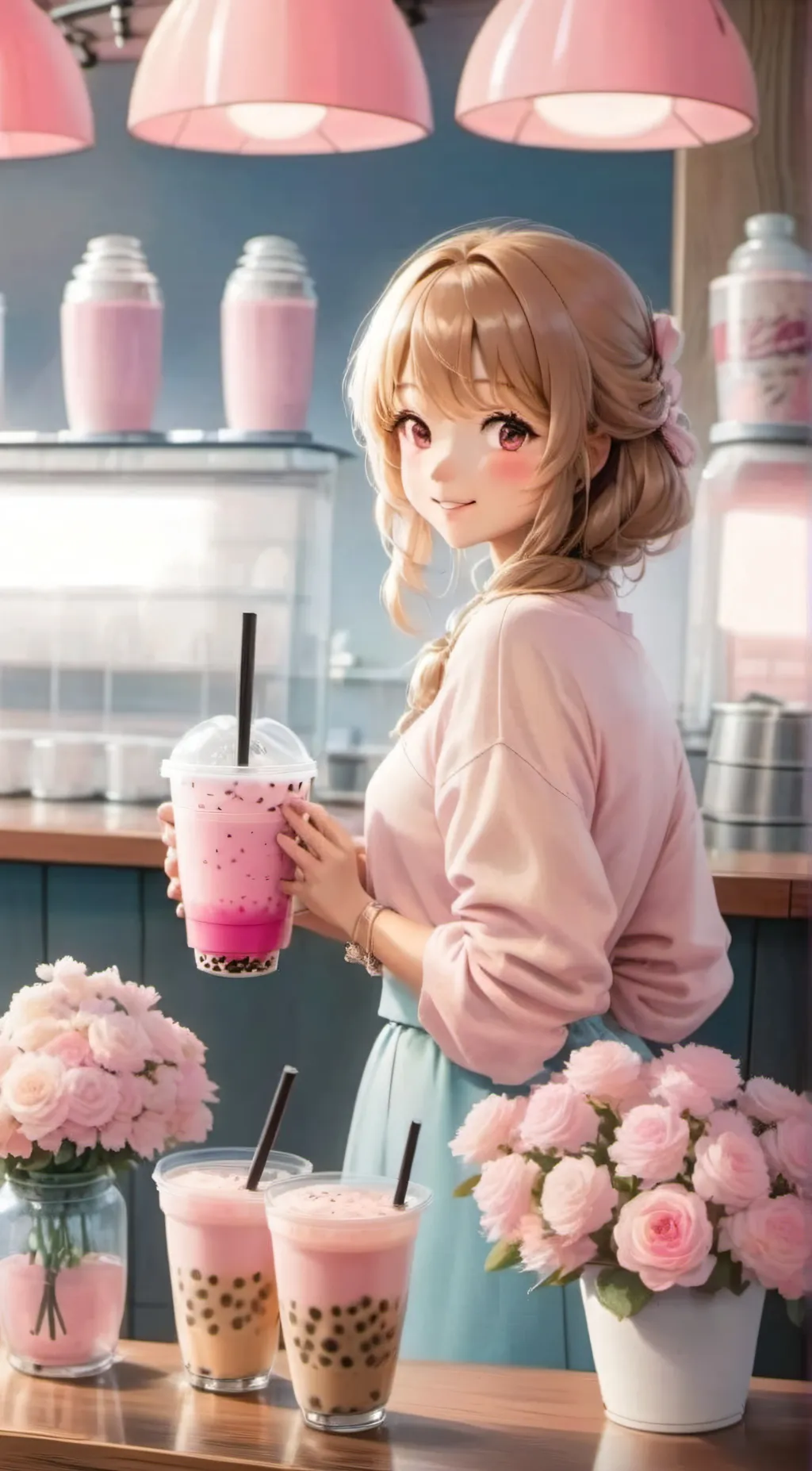 ai character: Lily background