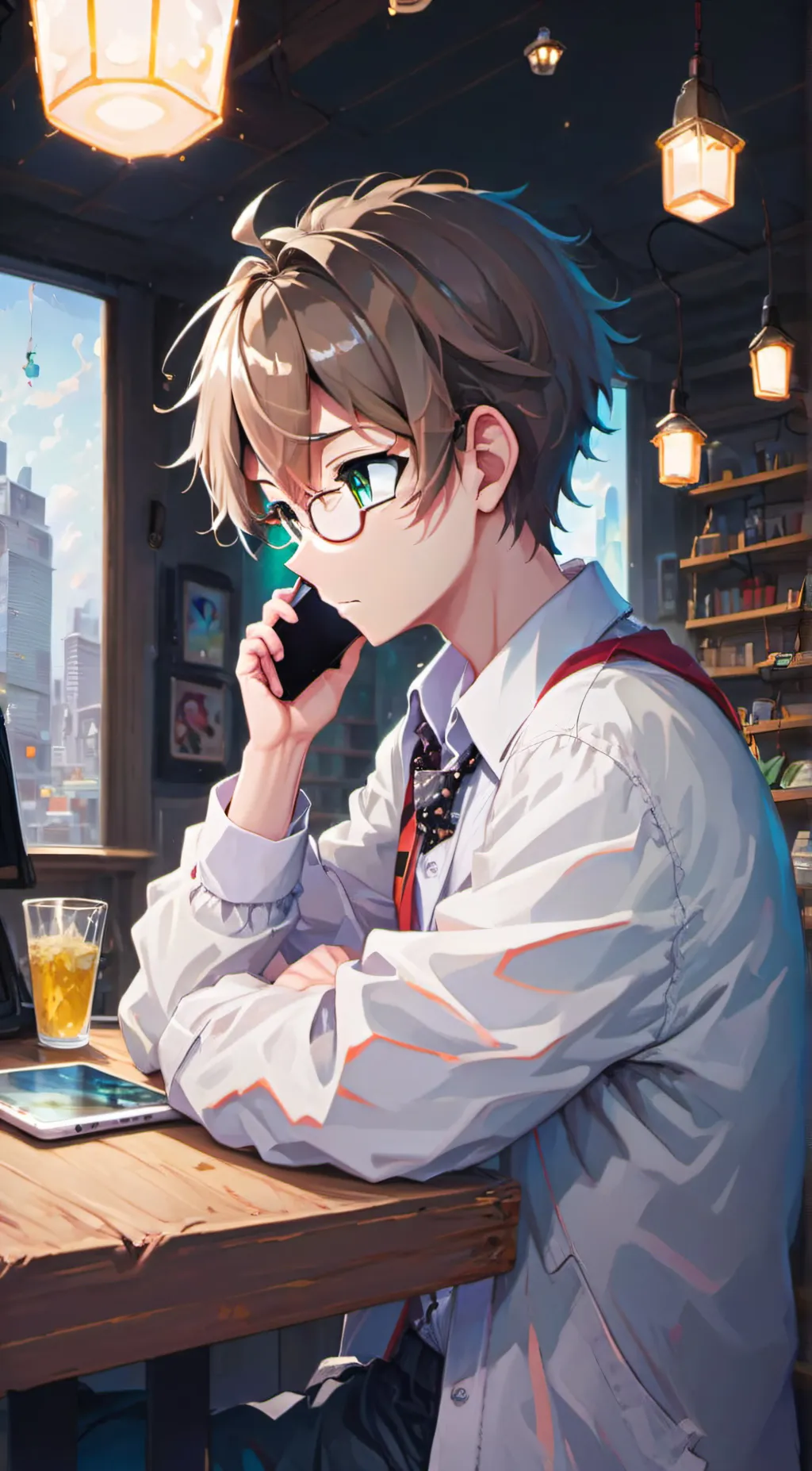 ai character: Jason  background