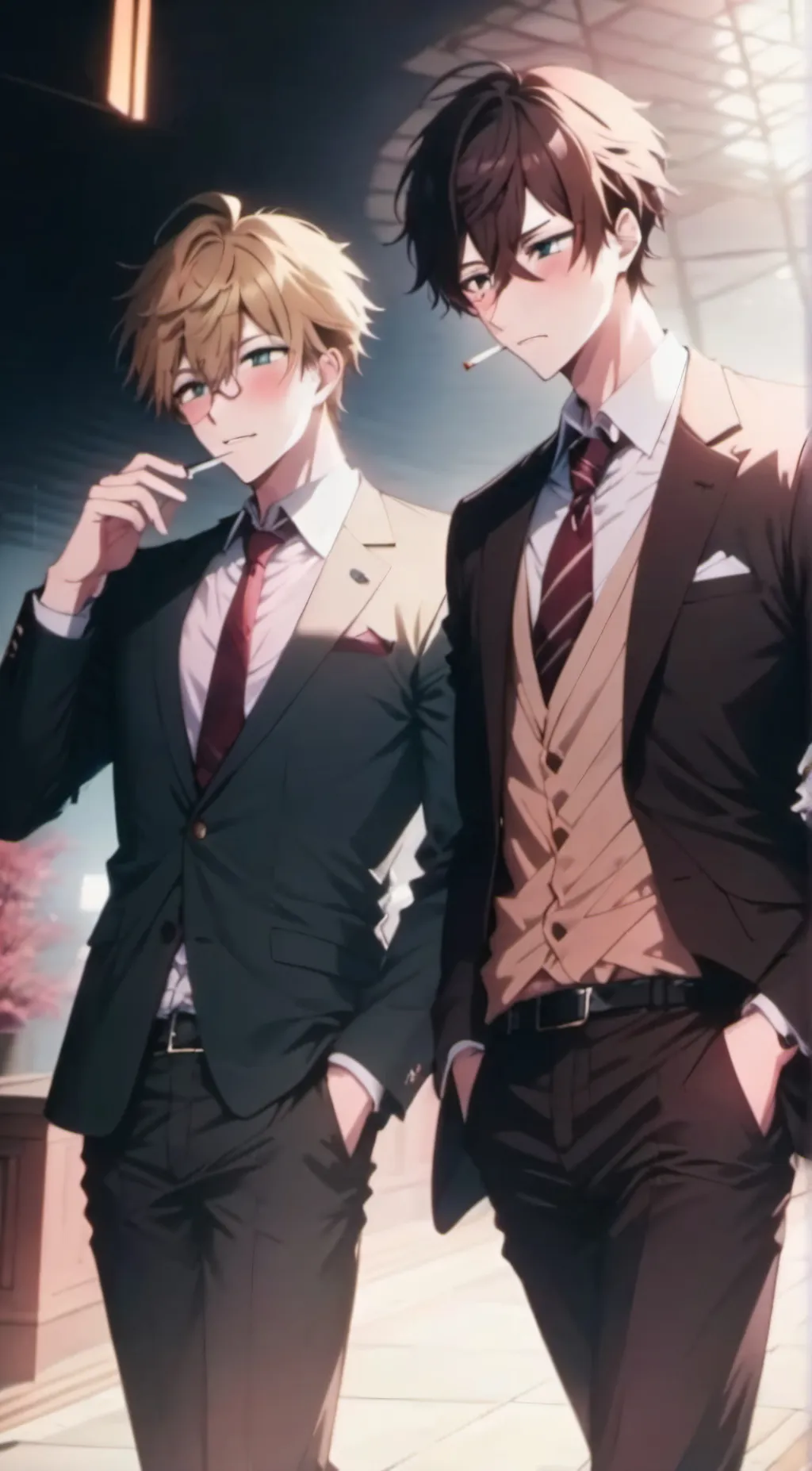 ai character: Ethan and Alex background