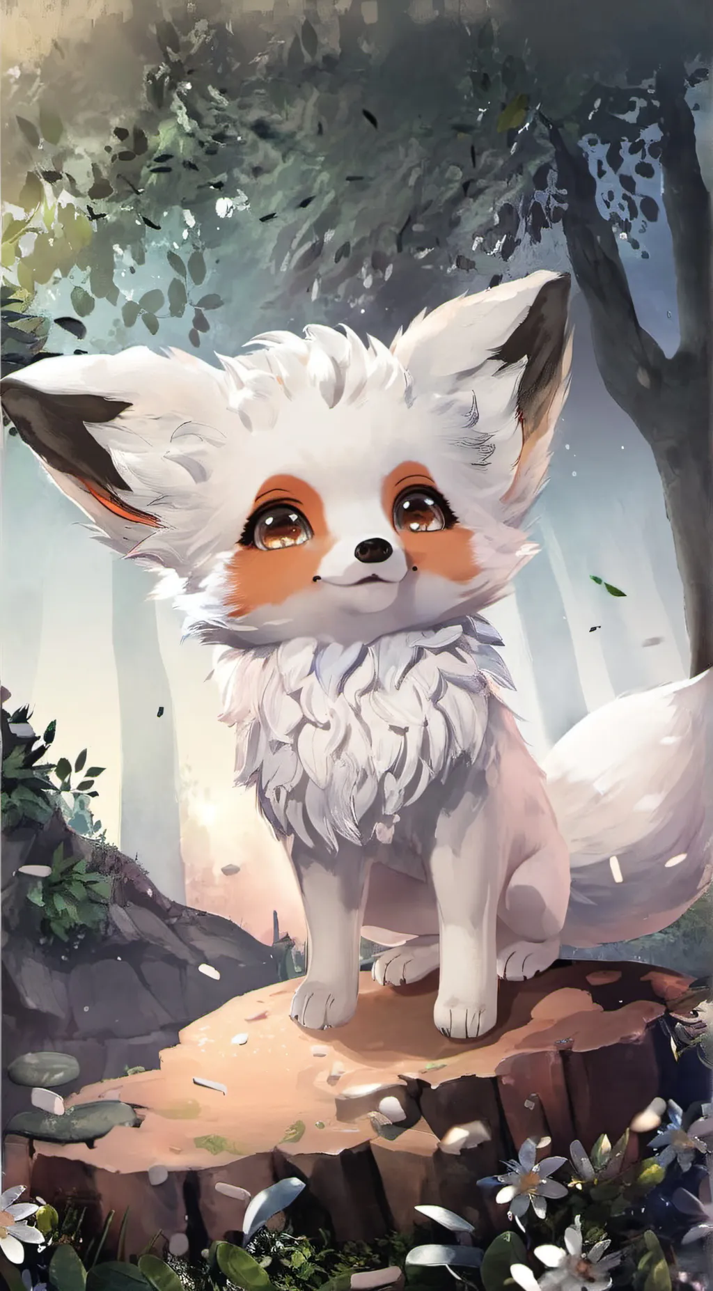ai character: foxy background