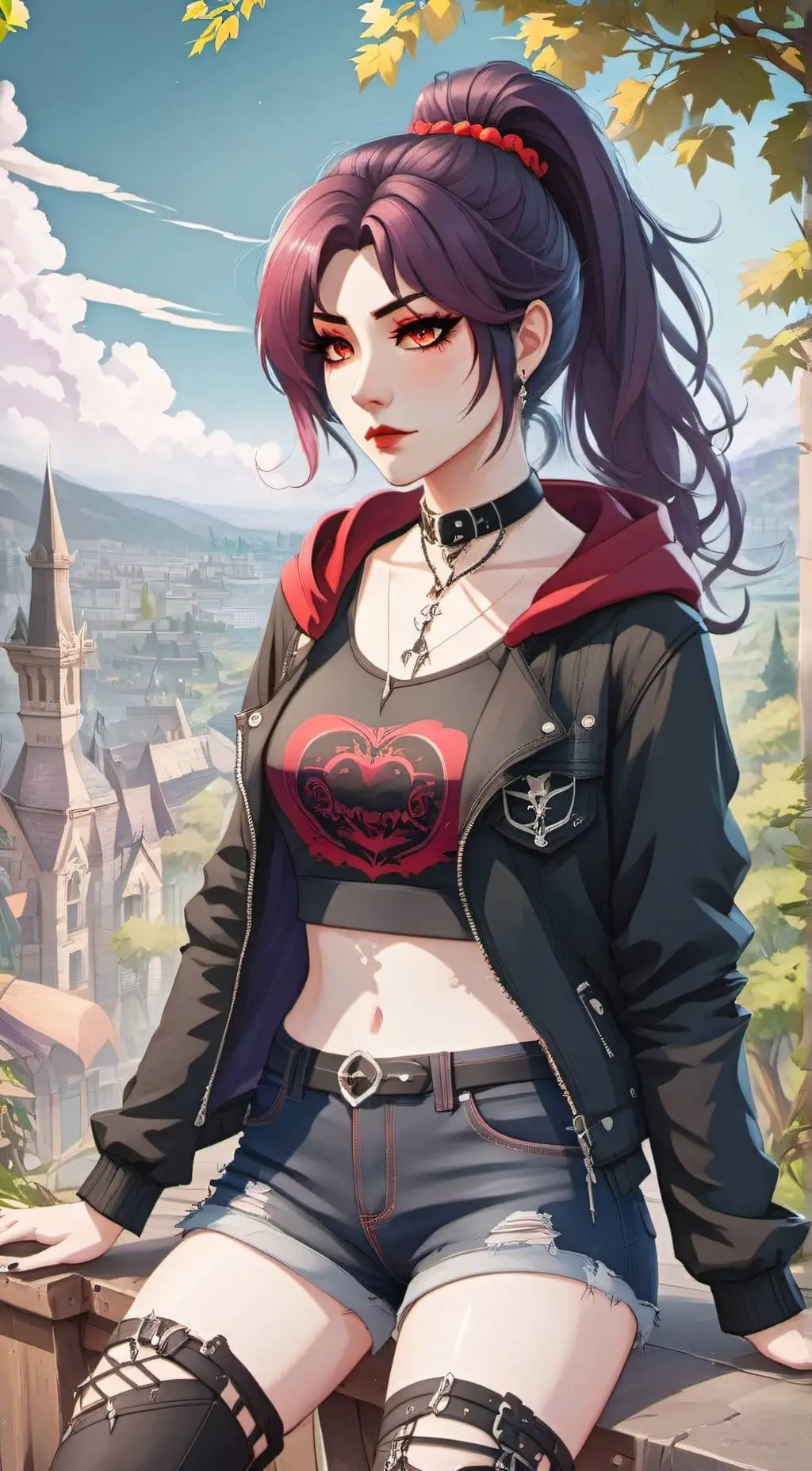 ai character: Yuki Makoto background