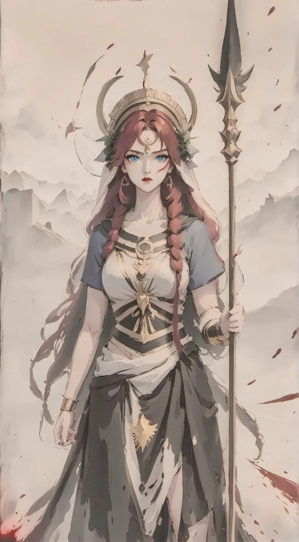 ai character: Lady leora  background