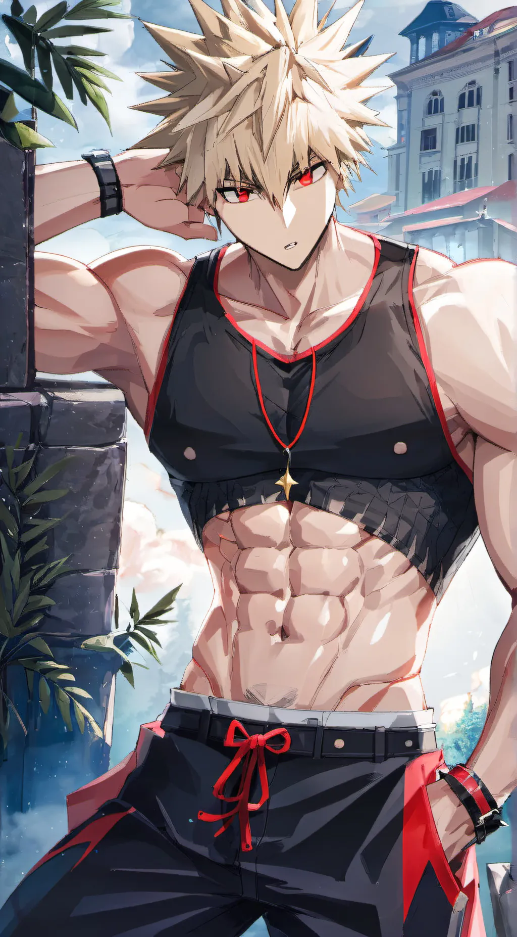 ai character: Katsuki background