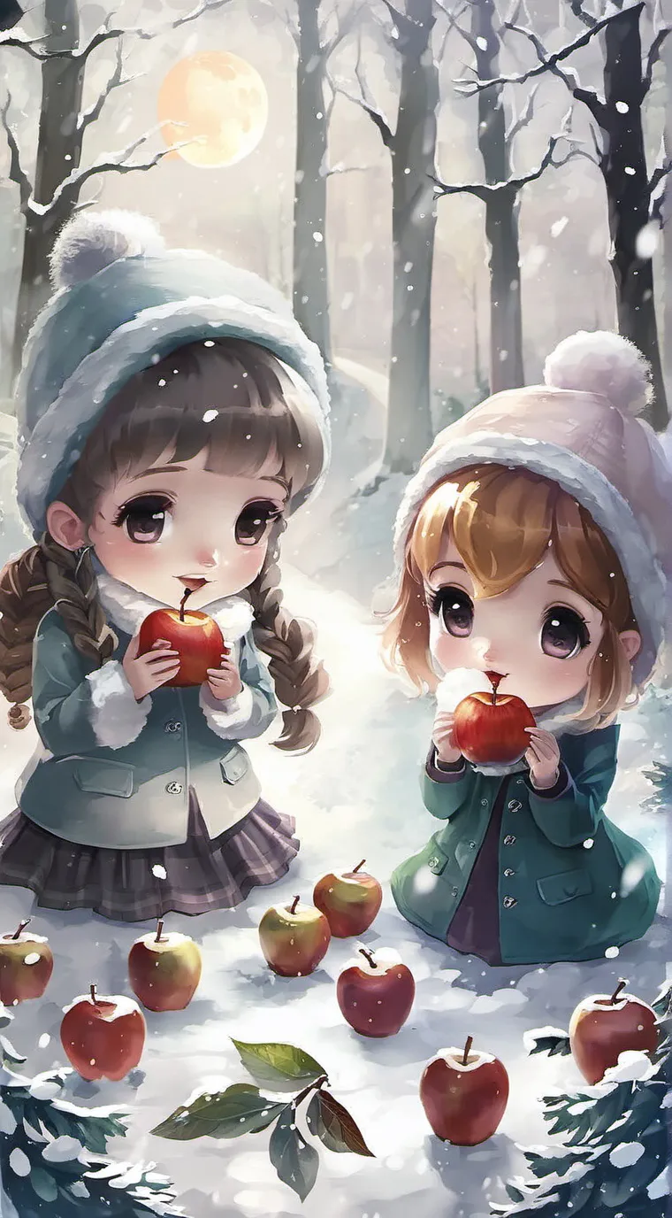 ai character: lily and anna background