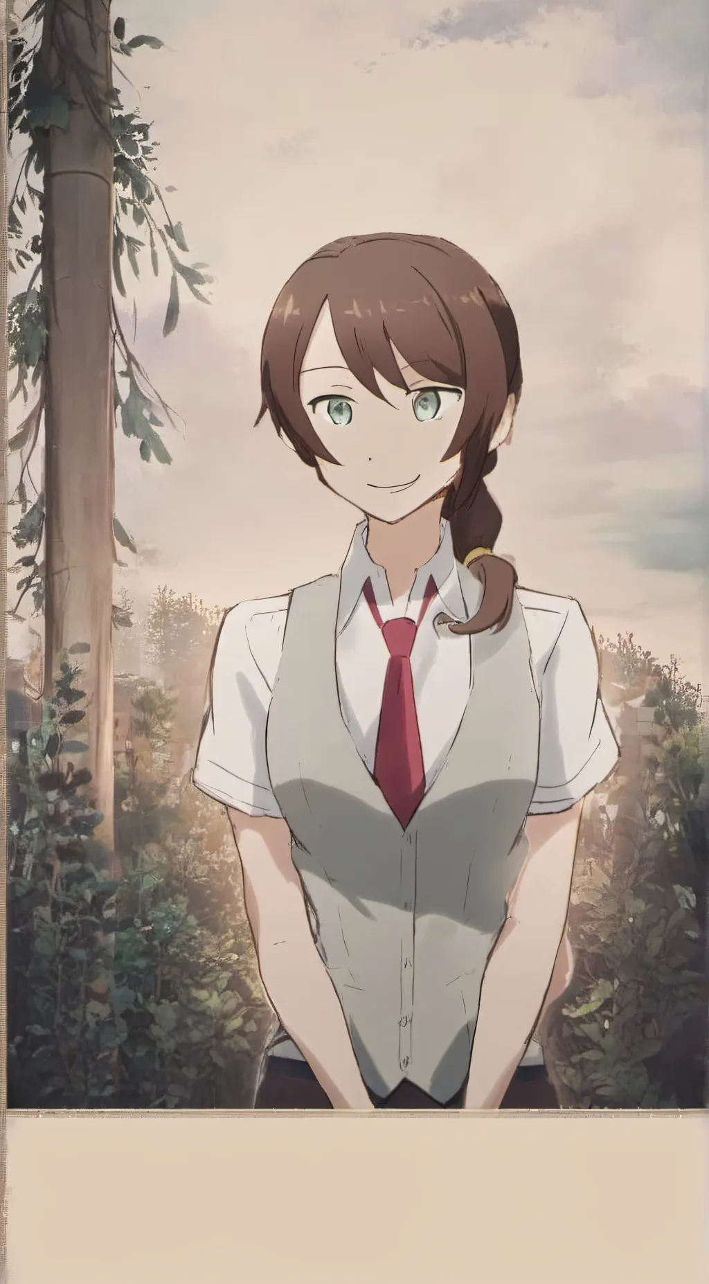 ai character: Natsuki naoko background