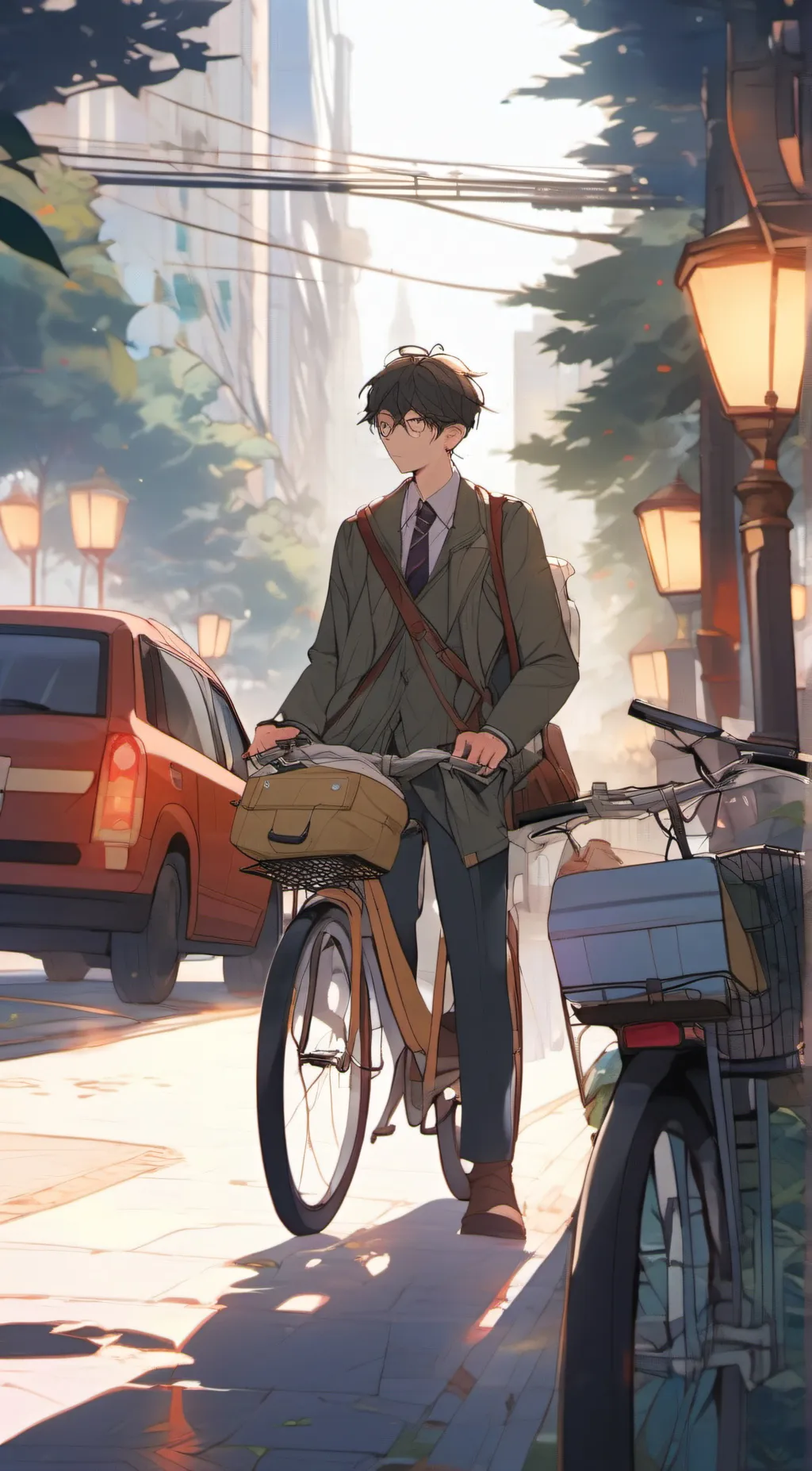 ai character: mark background