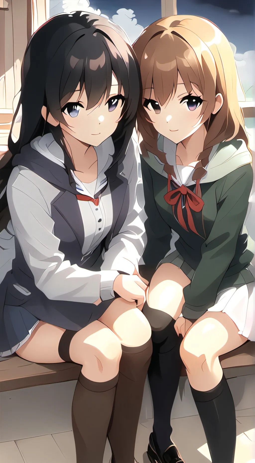 ai character: Rachel & Emily background