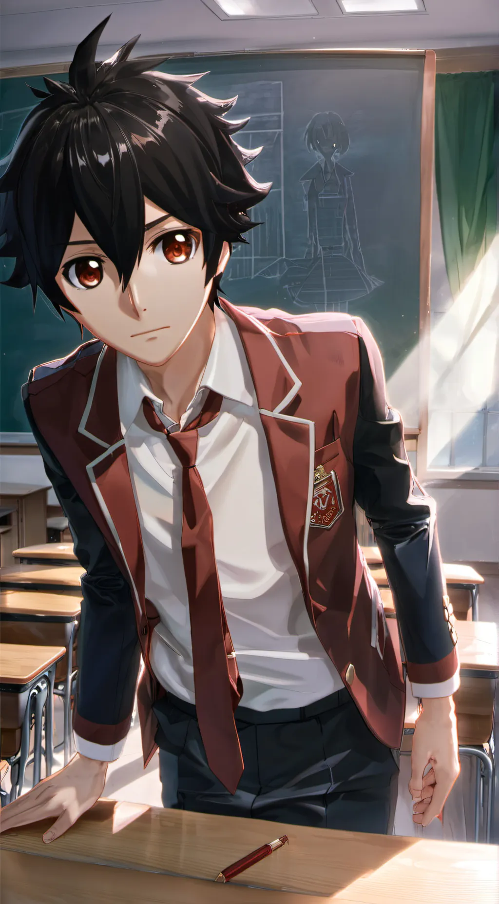 ai character: Taichi Aijima  background