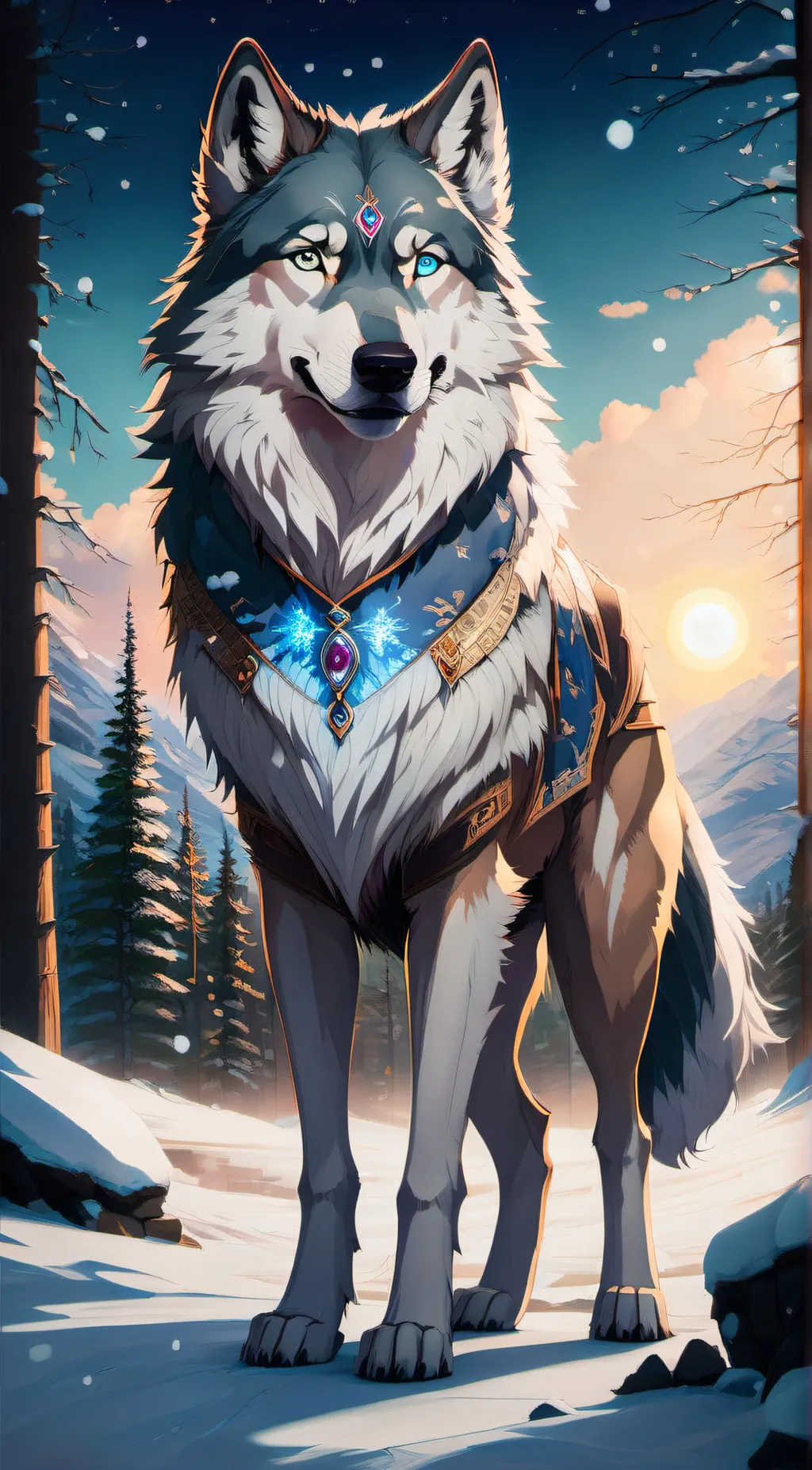 ai character: eastern background