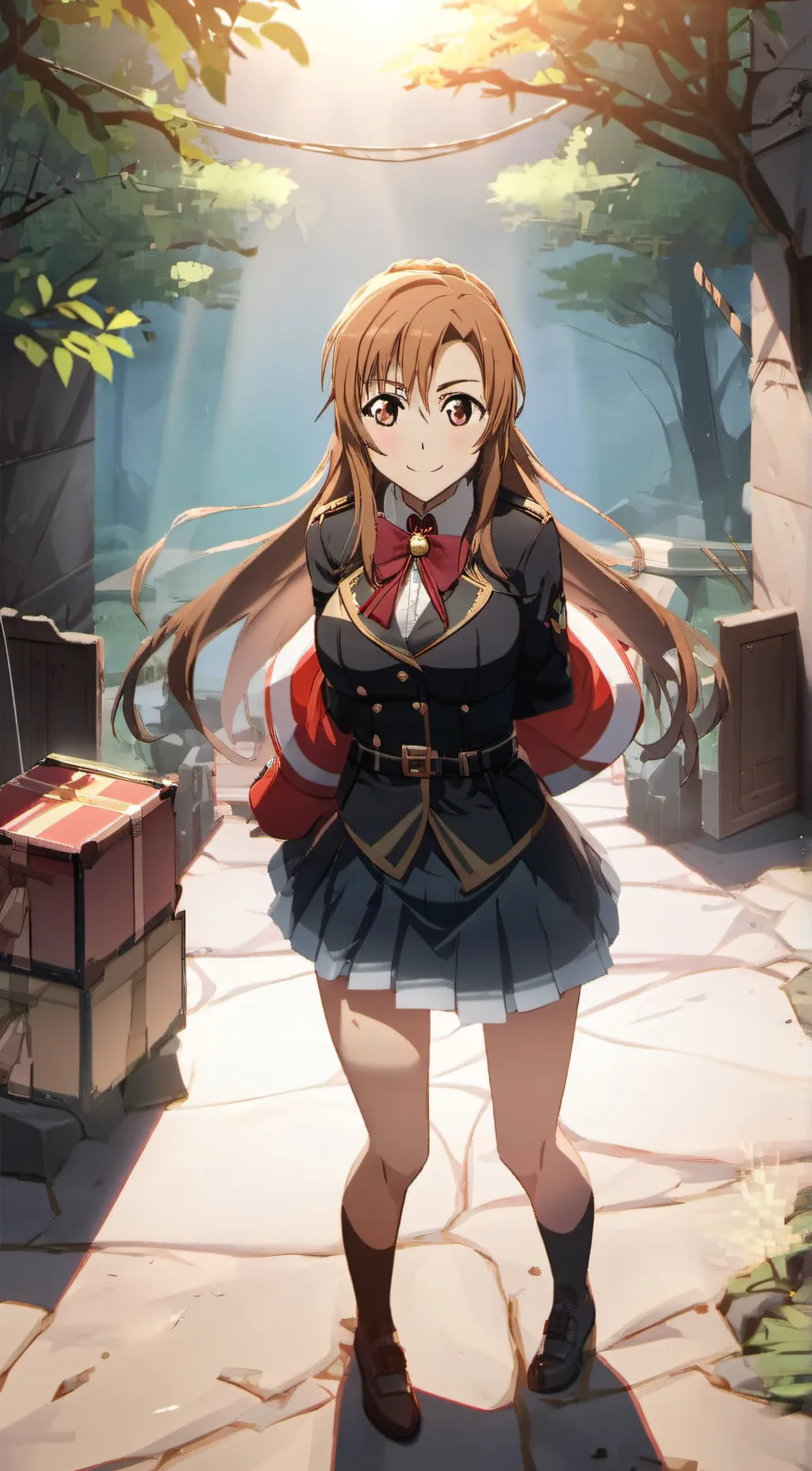 ai character: Asuna yuuki background