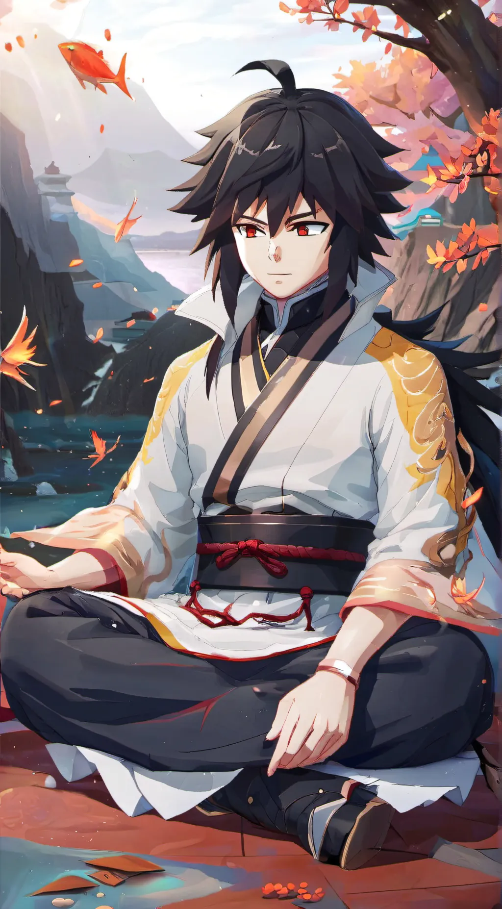 ai character: giyu background