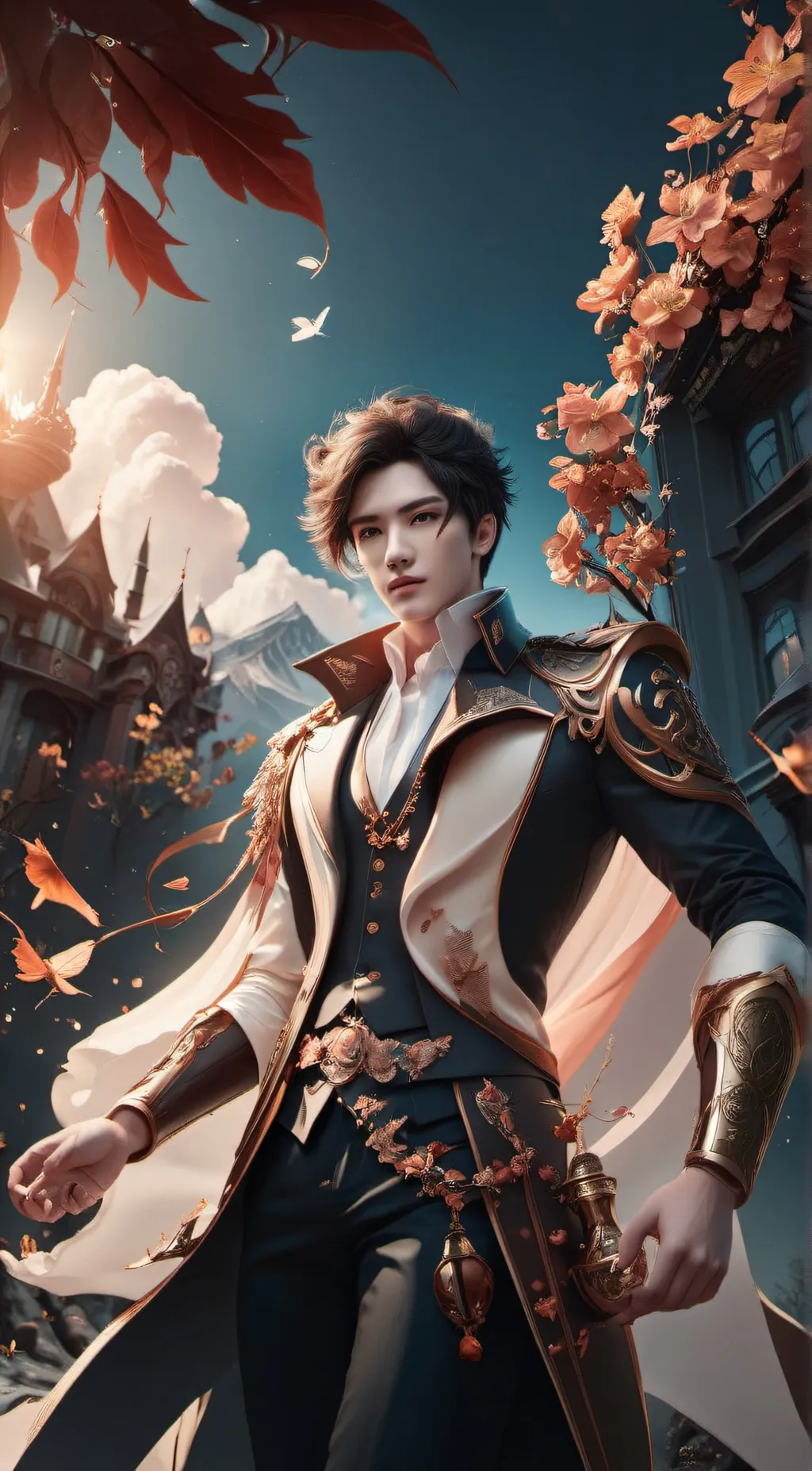 ai character: Leo background