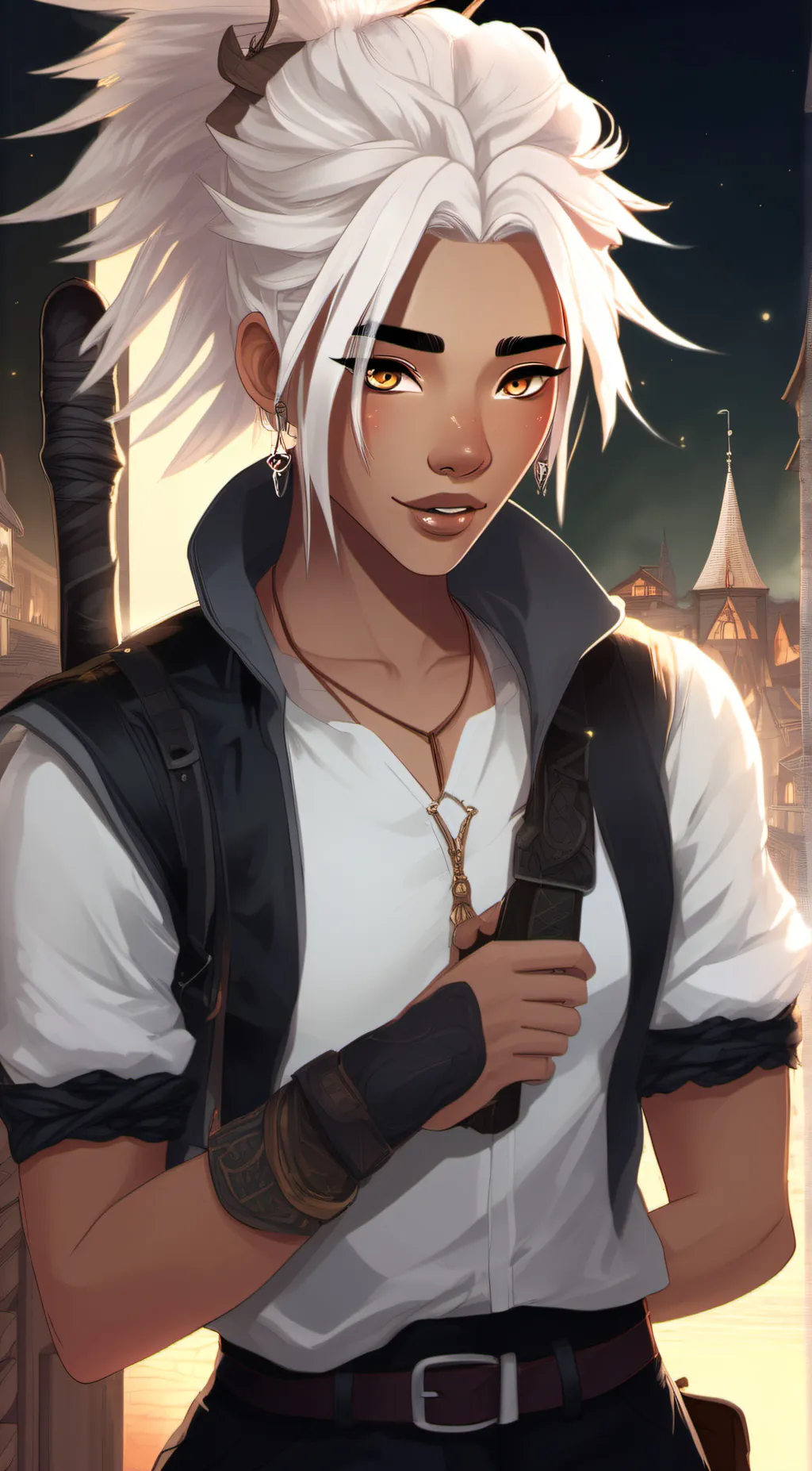 ai character: Justin background