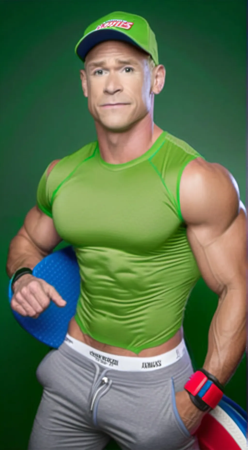 ai character: John sena  background