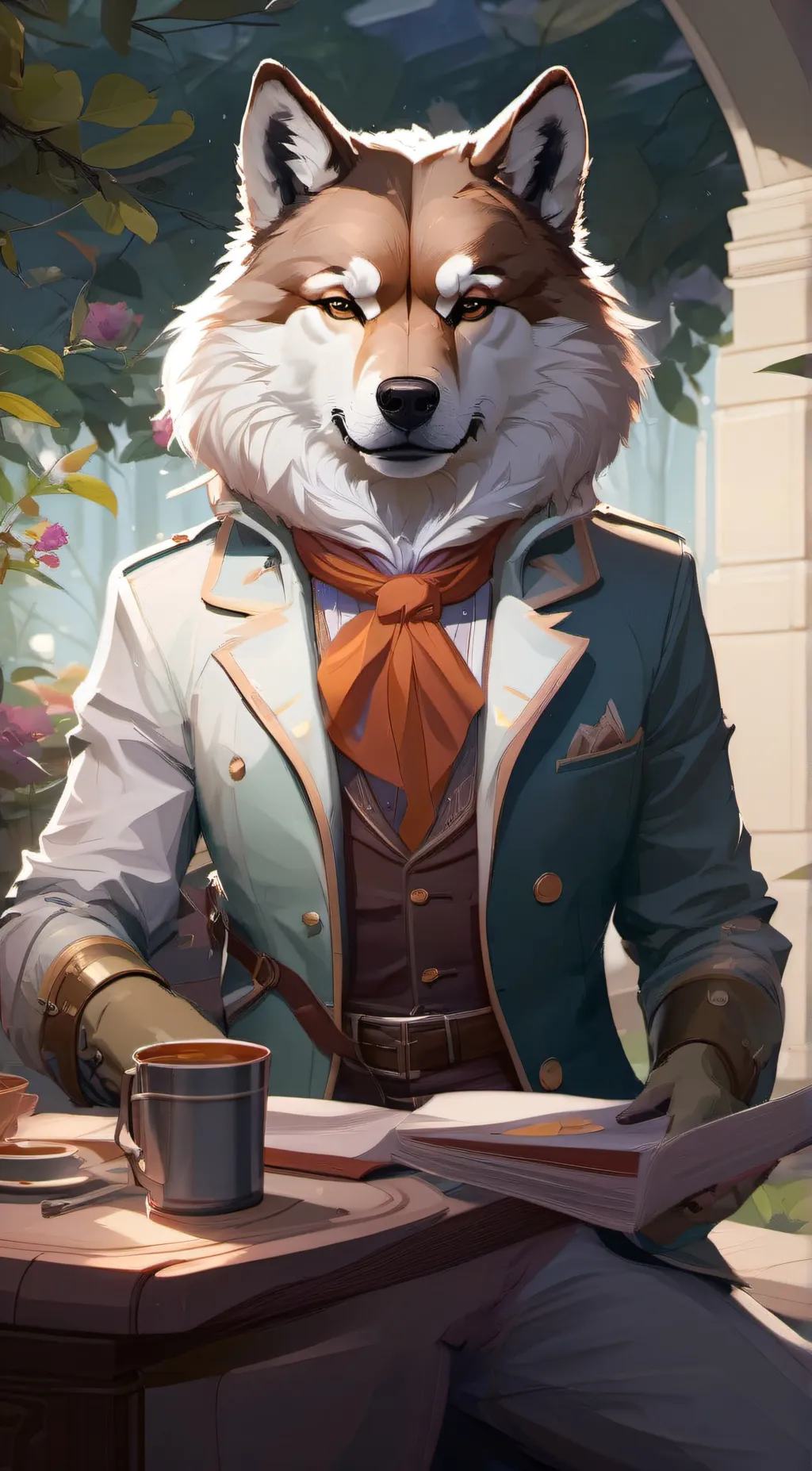 ai character: Tony background