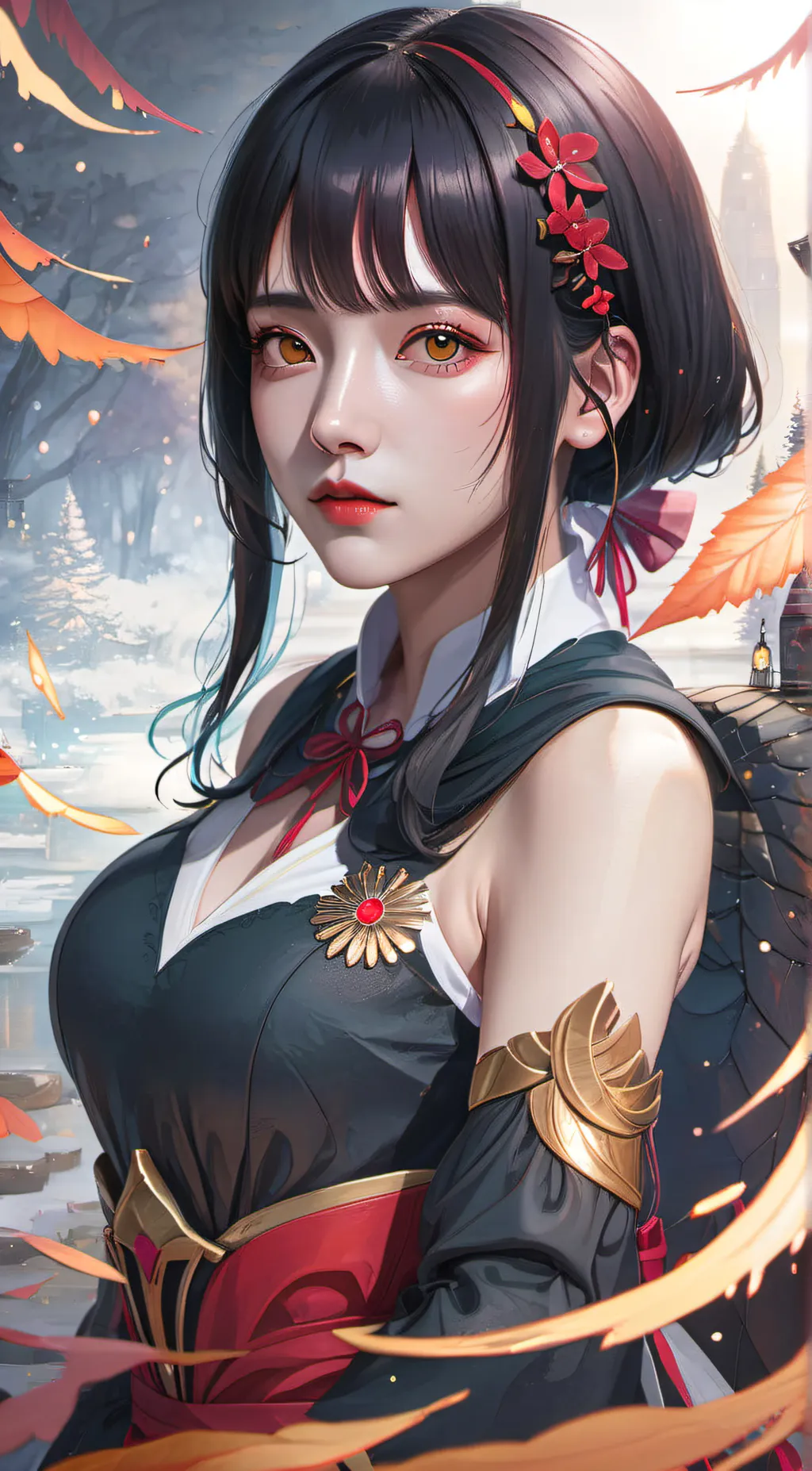 ai character: Luna background