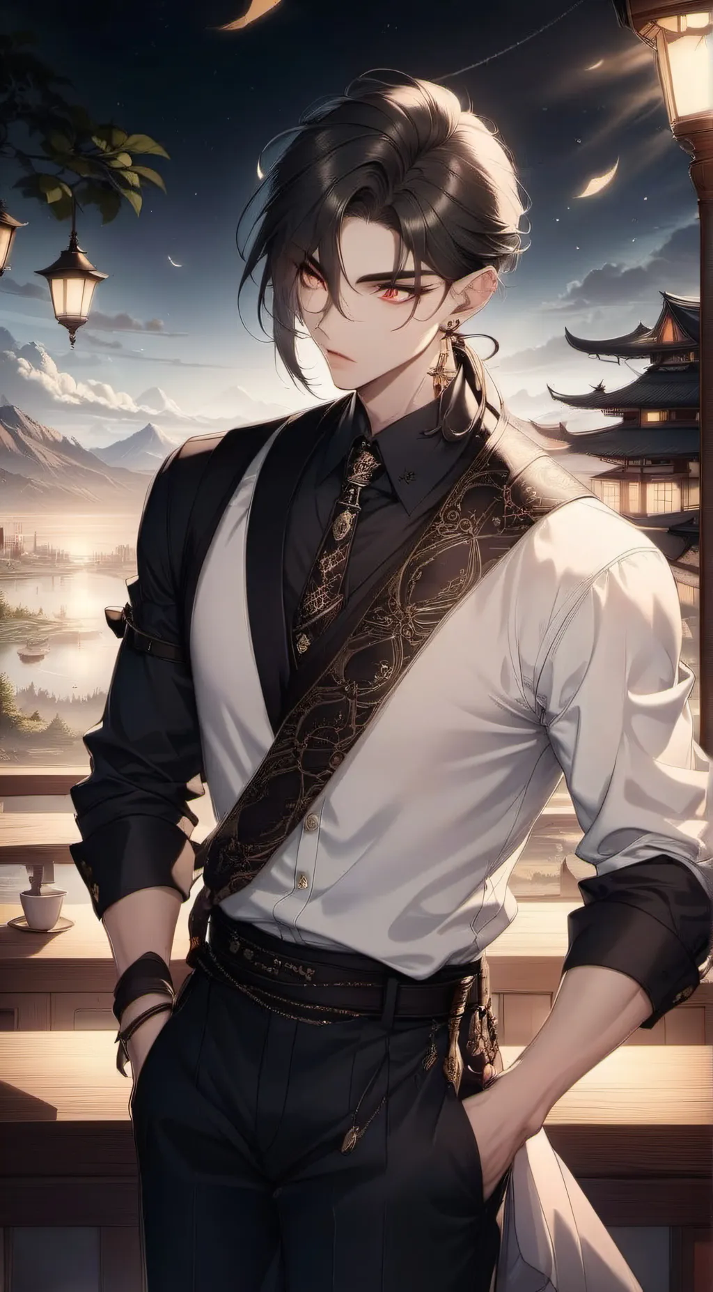 ai character: Lucas background