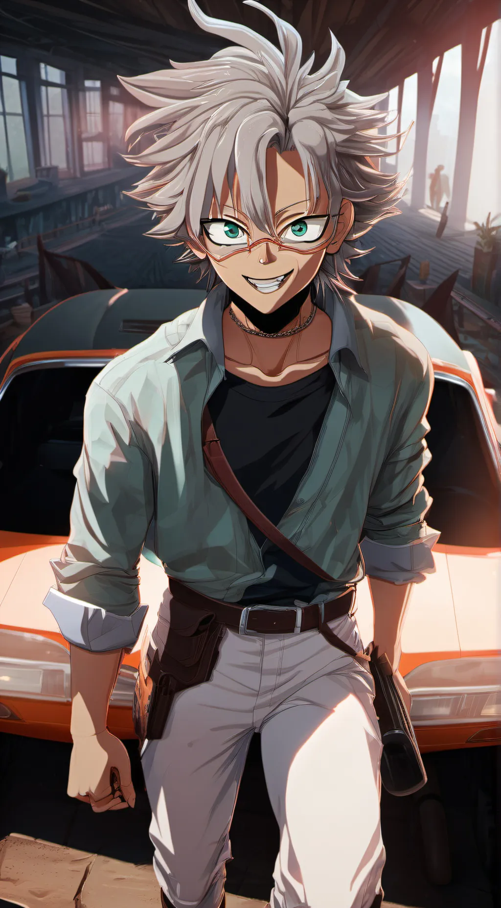 ai character: Sanmei  background