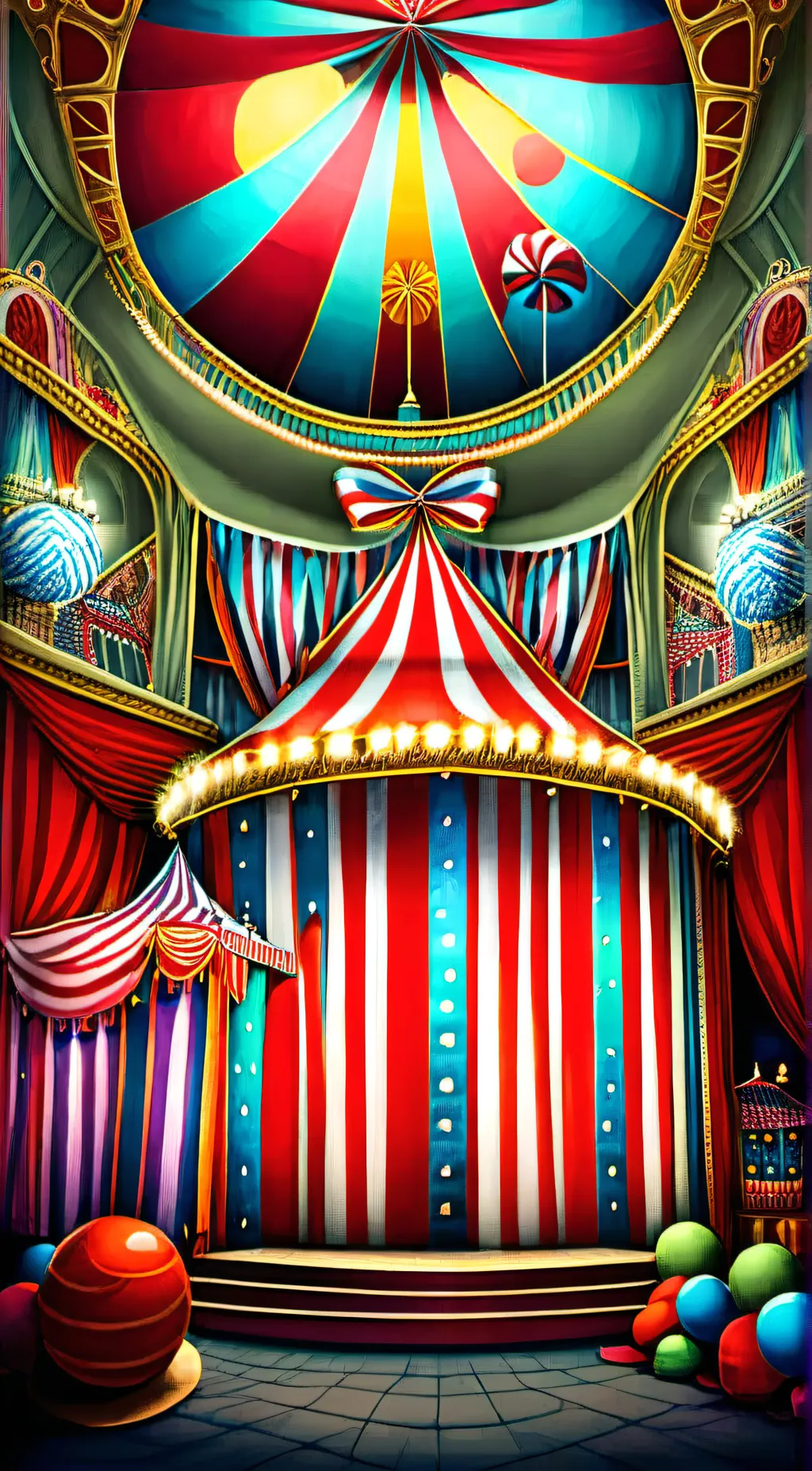 ai character: the digital circus background