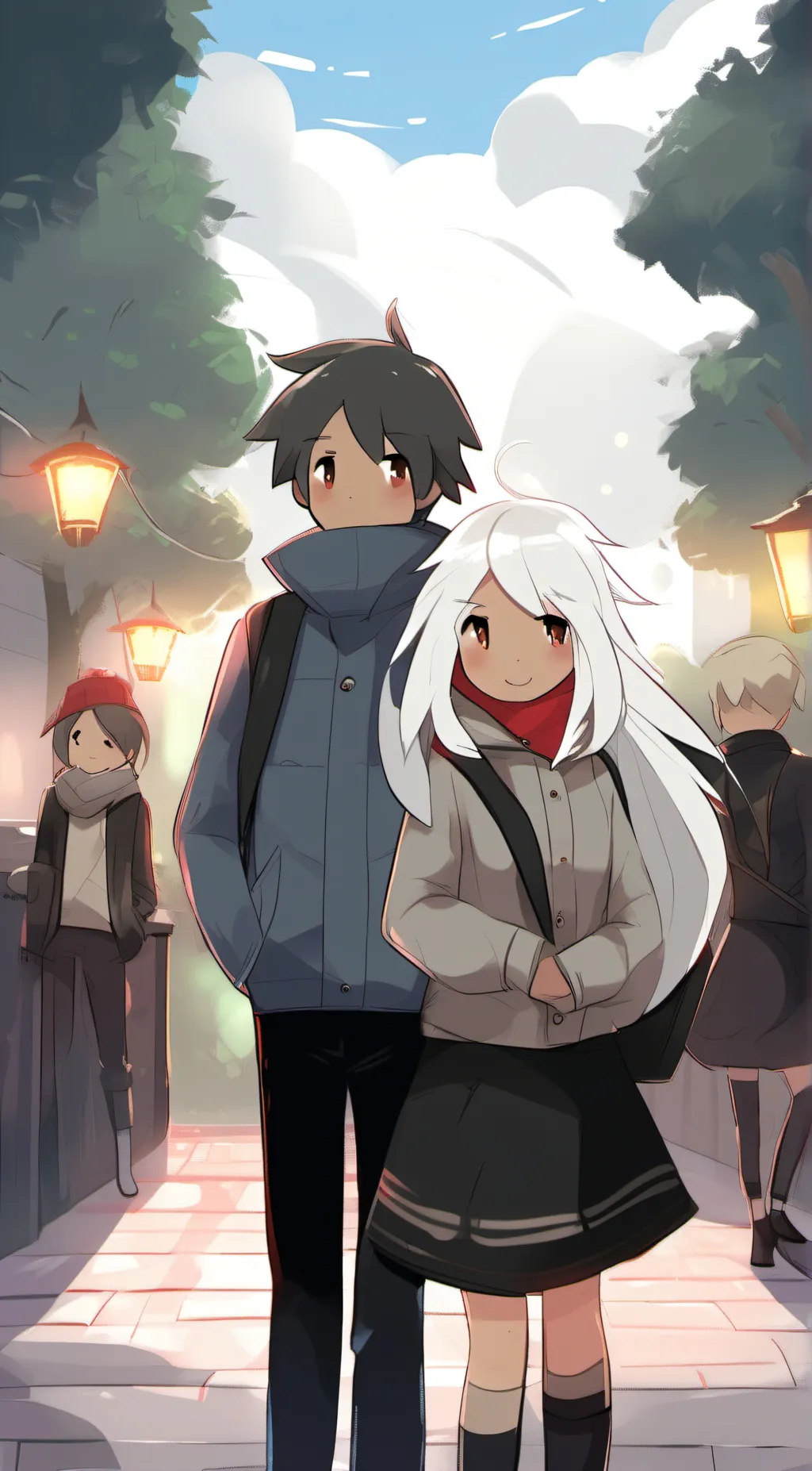 ai character: Sande and Kayla background