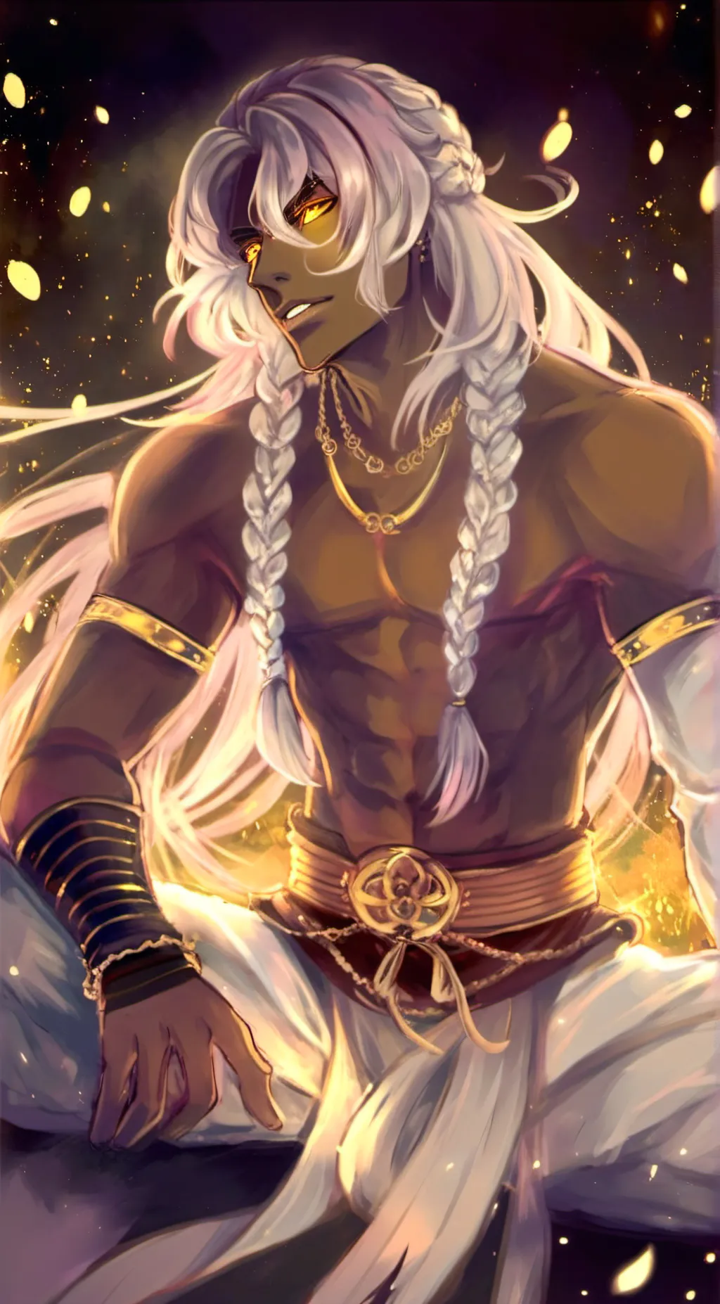 ai character: Mel/Melison god background