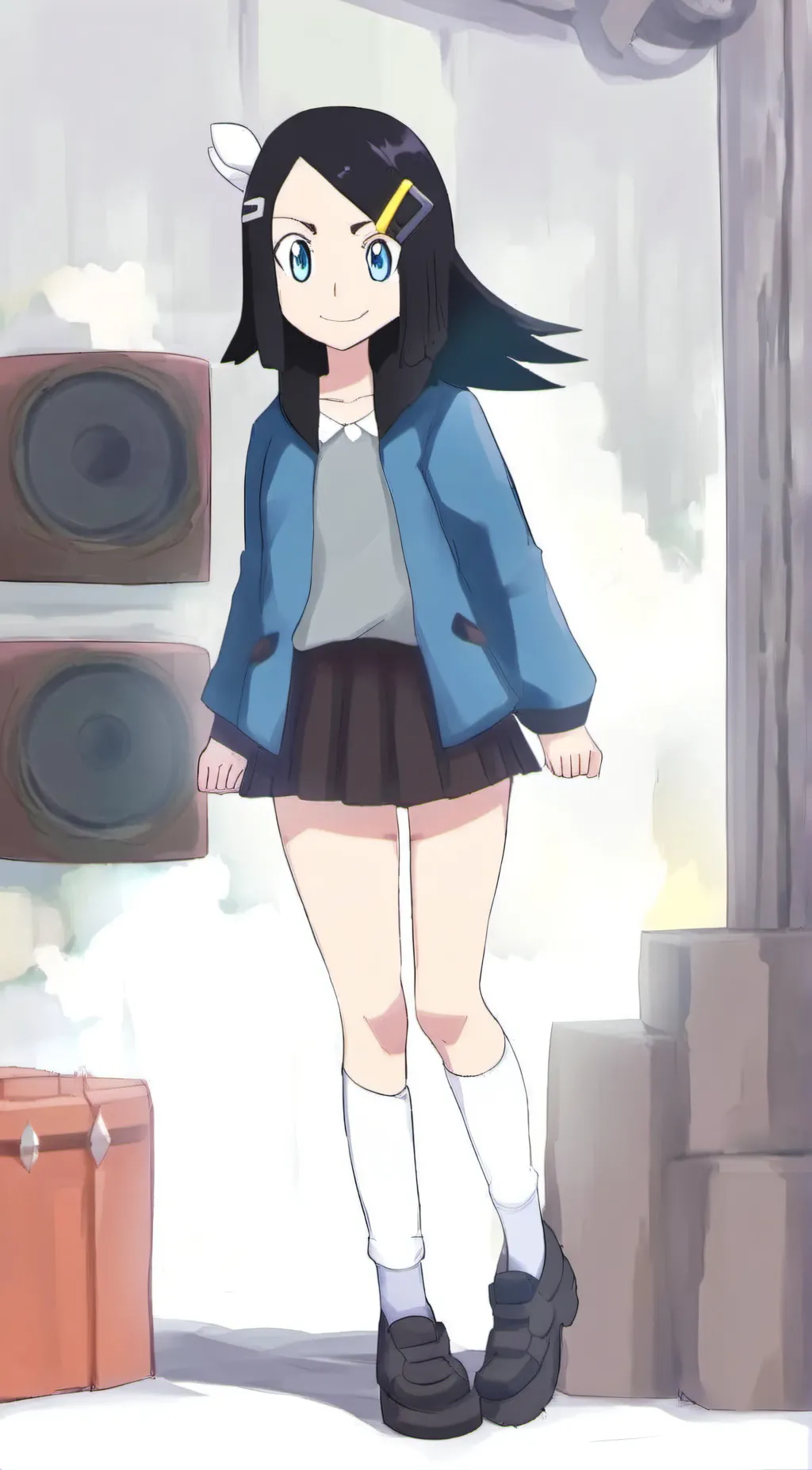 ai character: Pokemon Horizons background