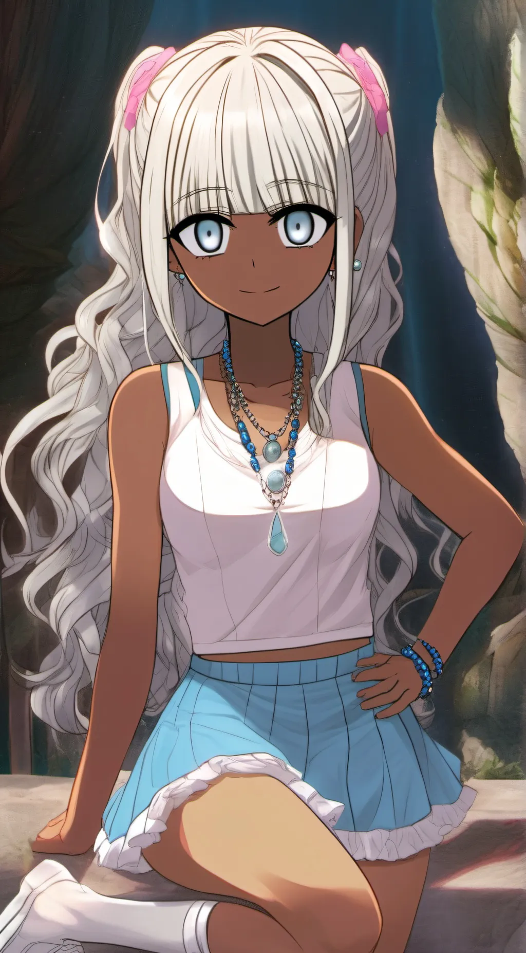 ai character: Angie Yonaga background