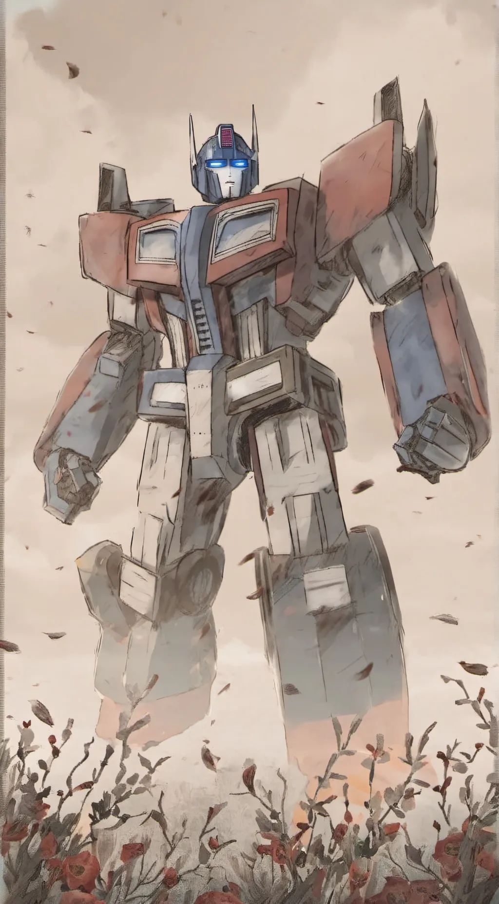 ai character: Optimus (sus😏) background