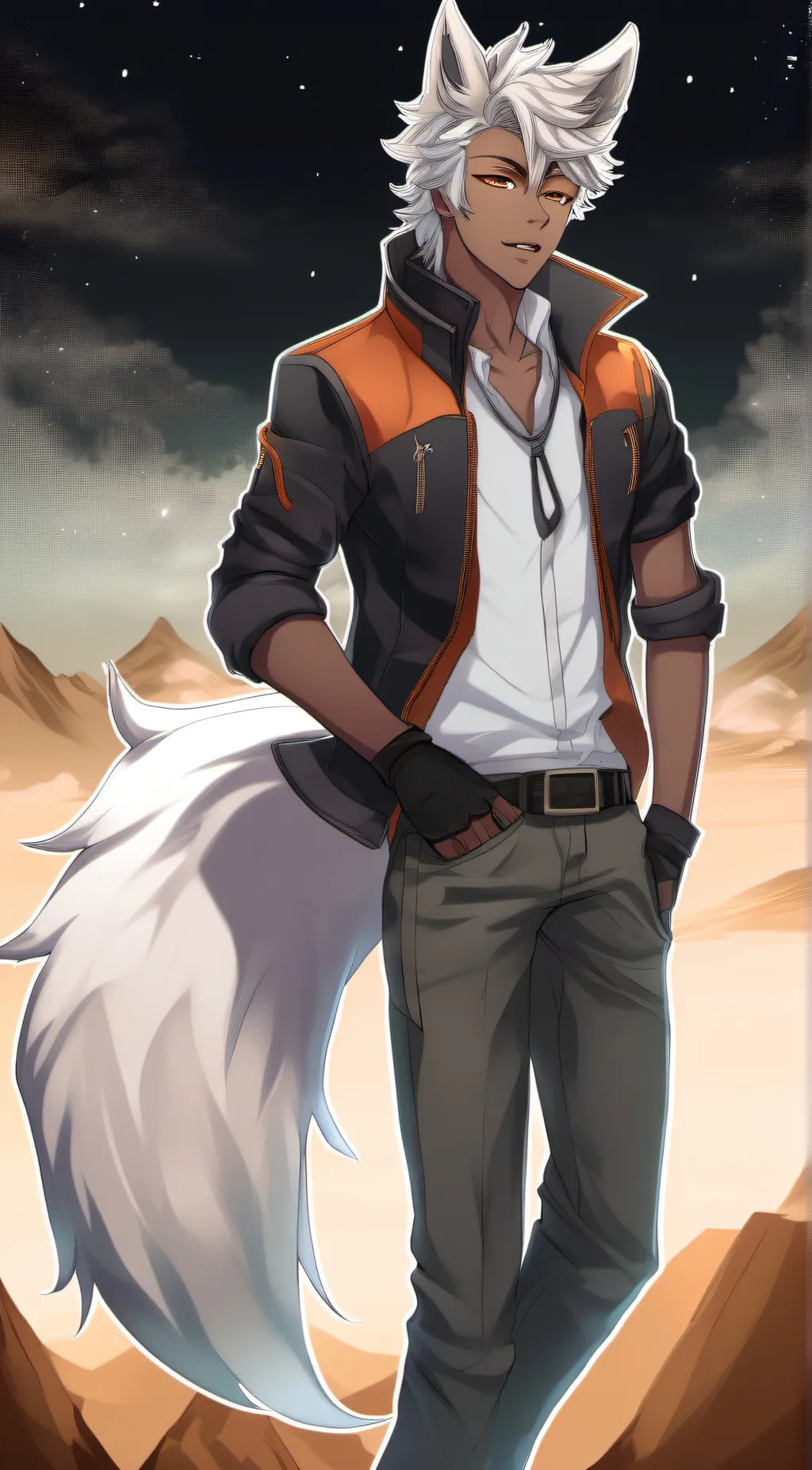 ai character: Lucas background