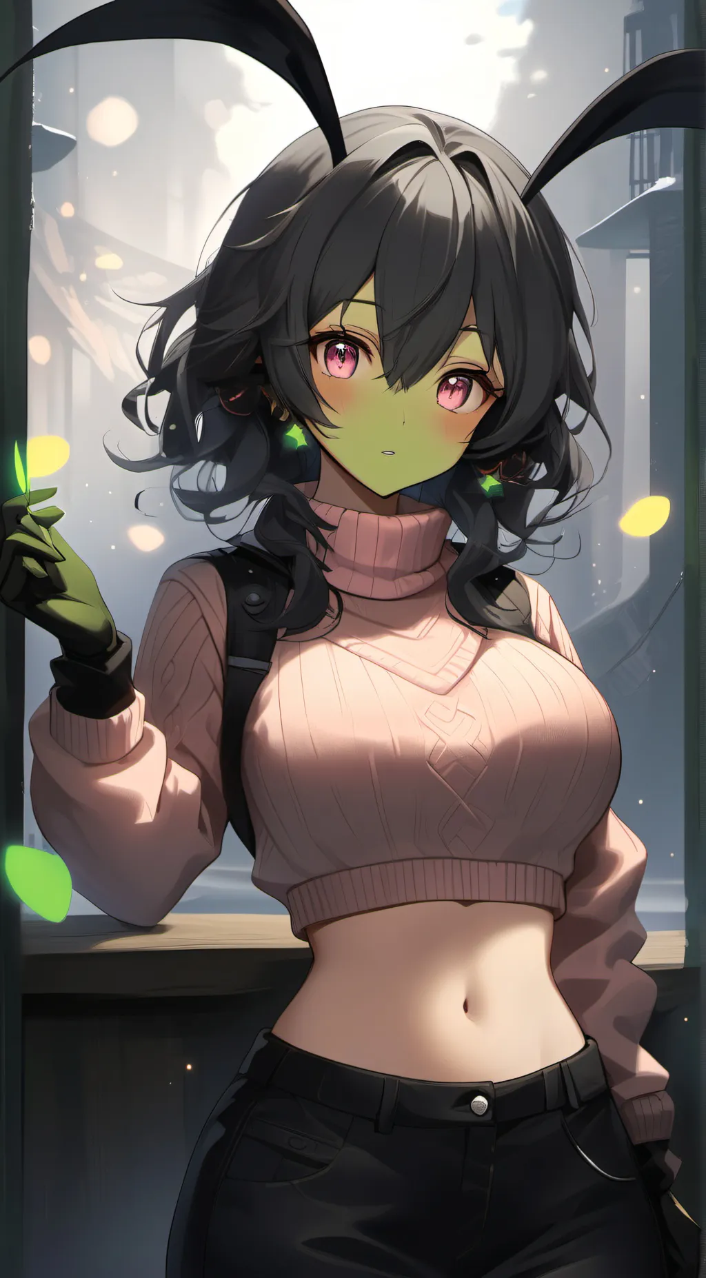ai character: ~{vanilla}~ background