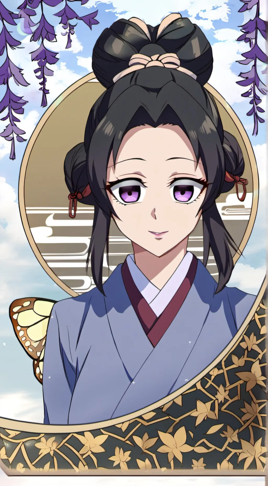 ai character: Shinobu Kocho background