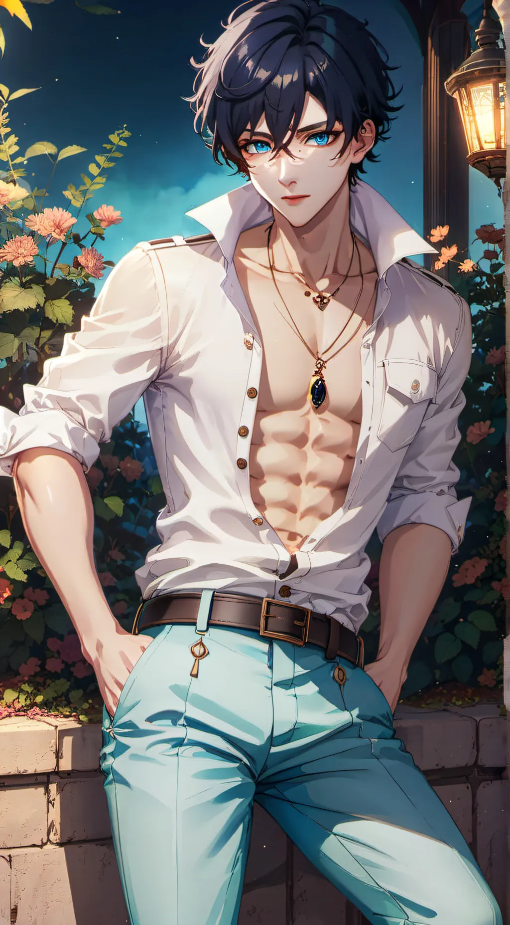 ai character: aaron background