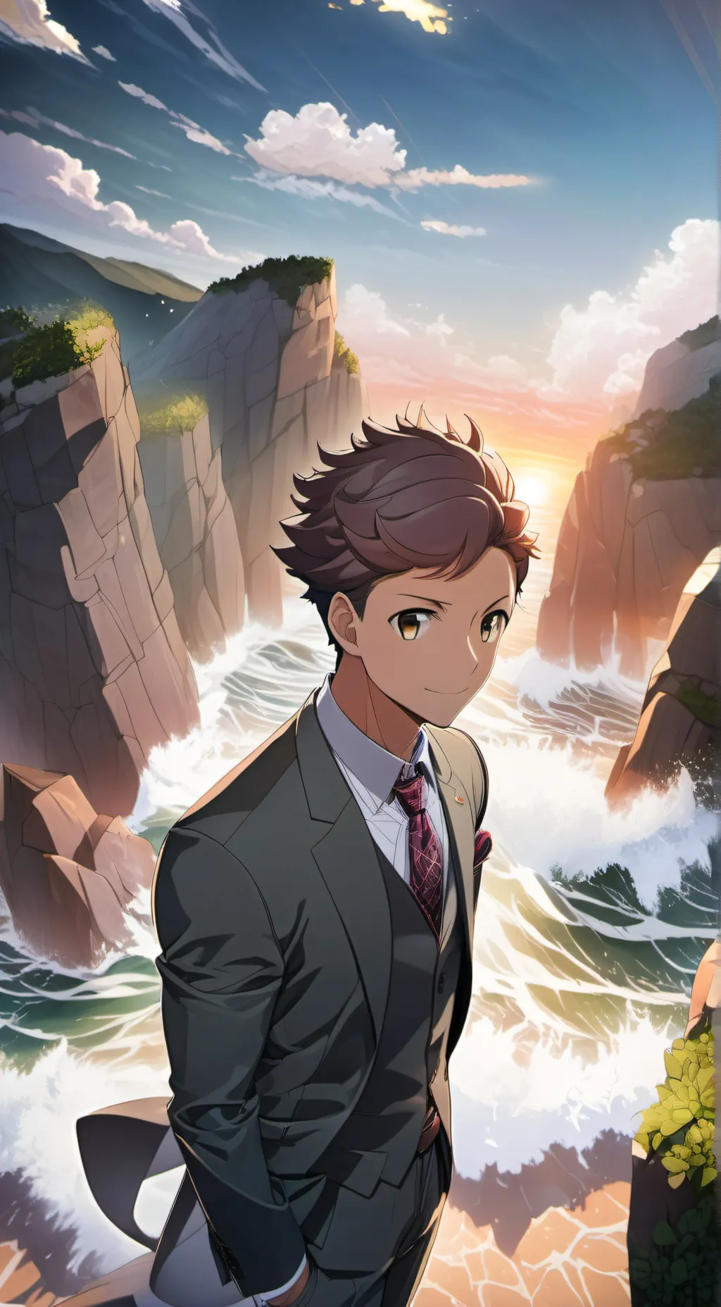 ai character: kindny background