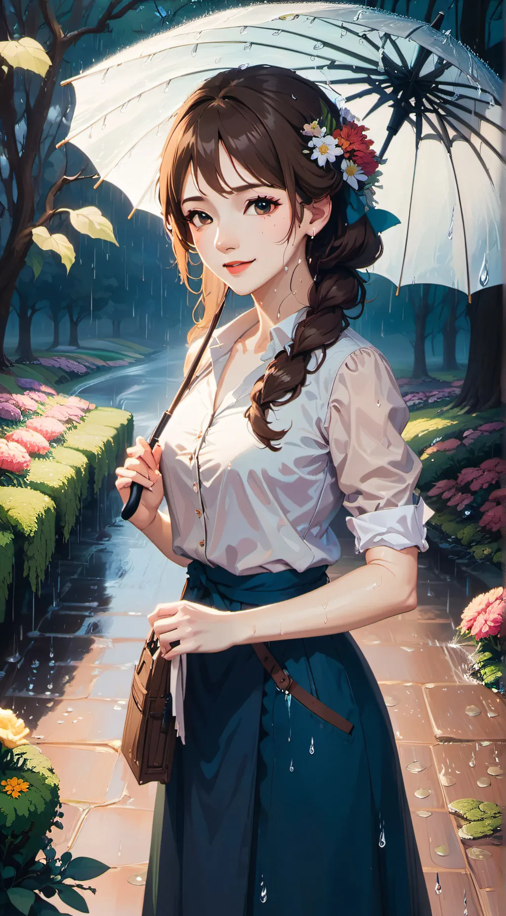 ai character: April background