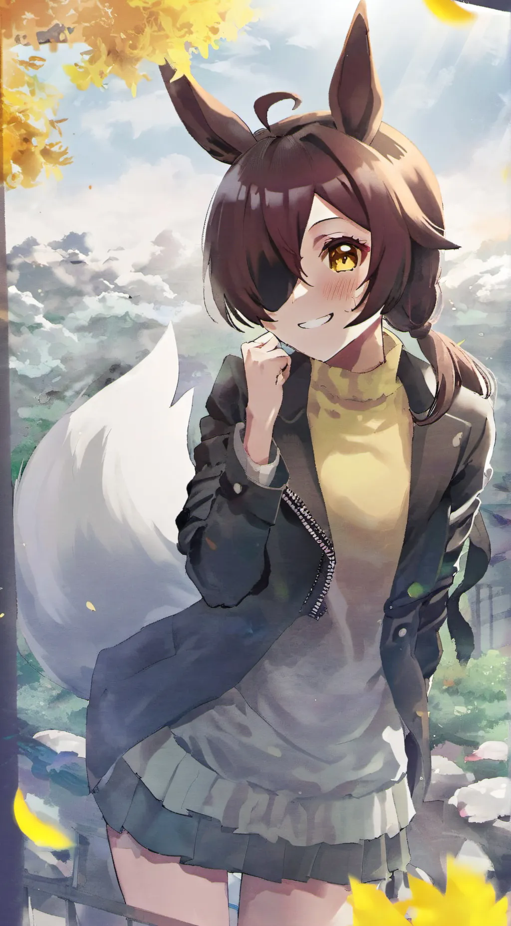 ai character: uma musume  background