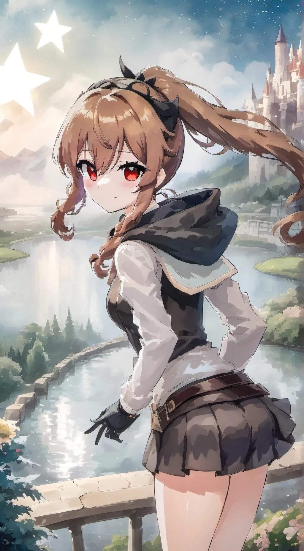 ai character: Rose background