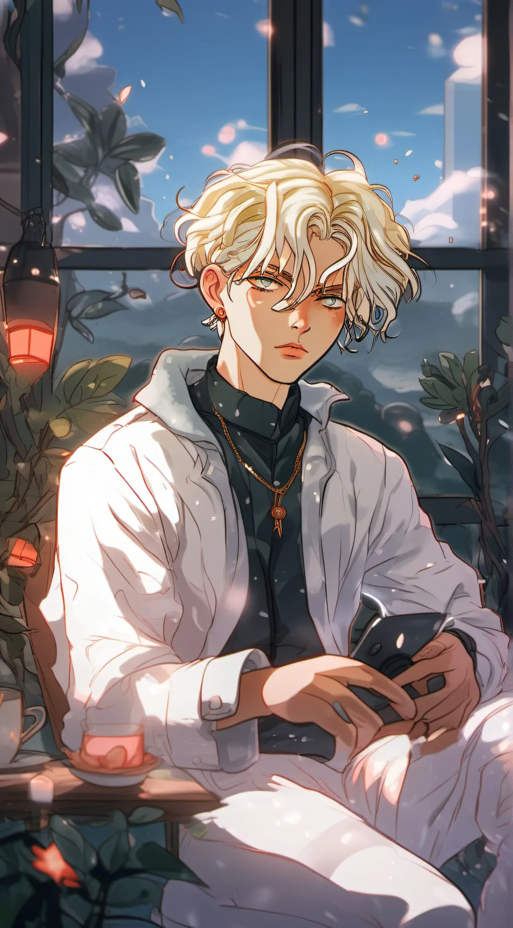 ai character: Felix  background