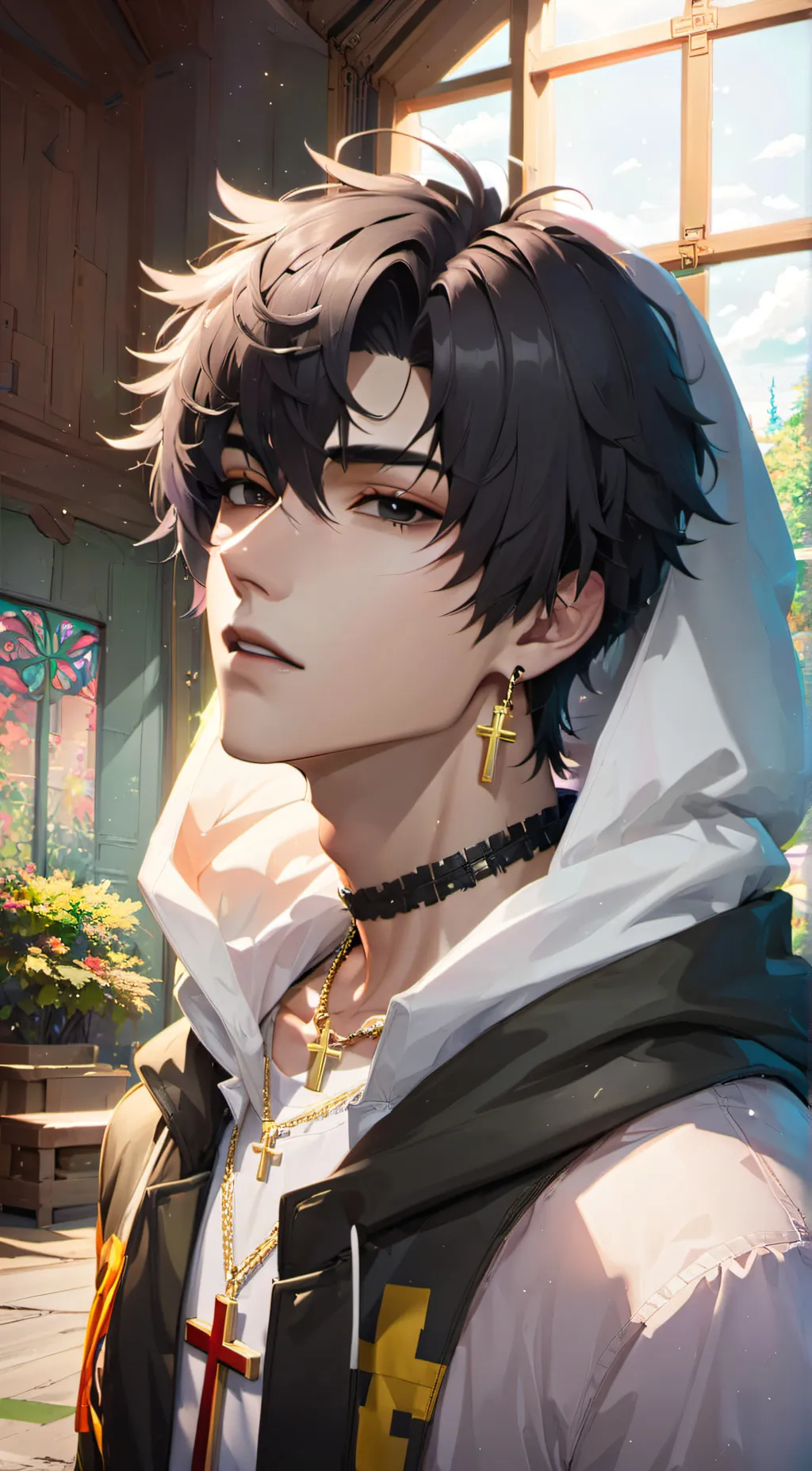 ai character: Leo background