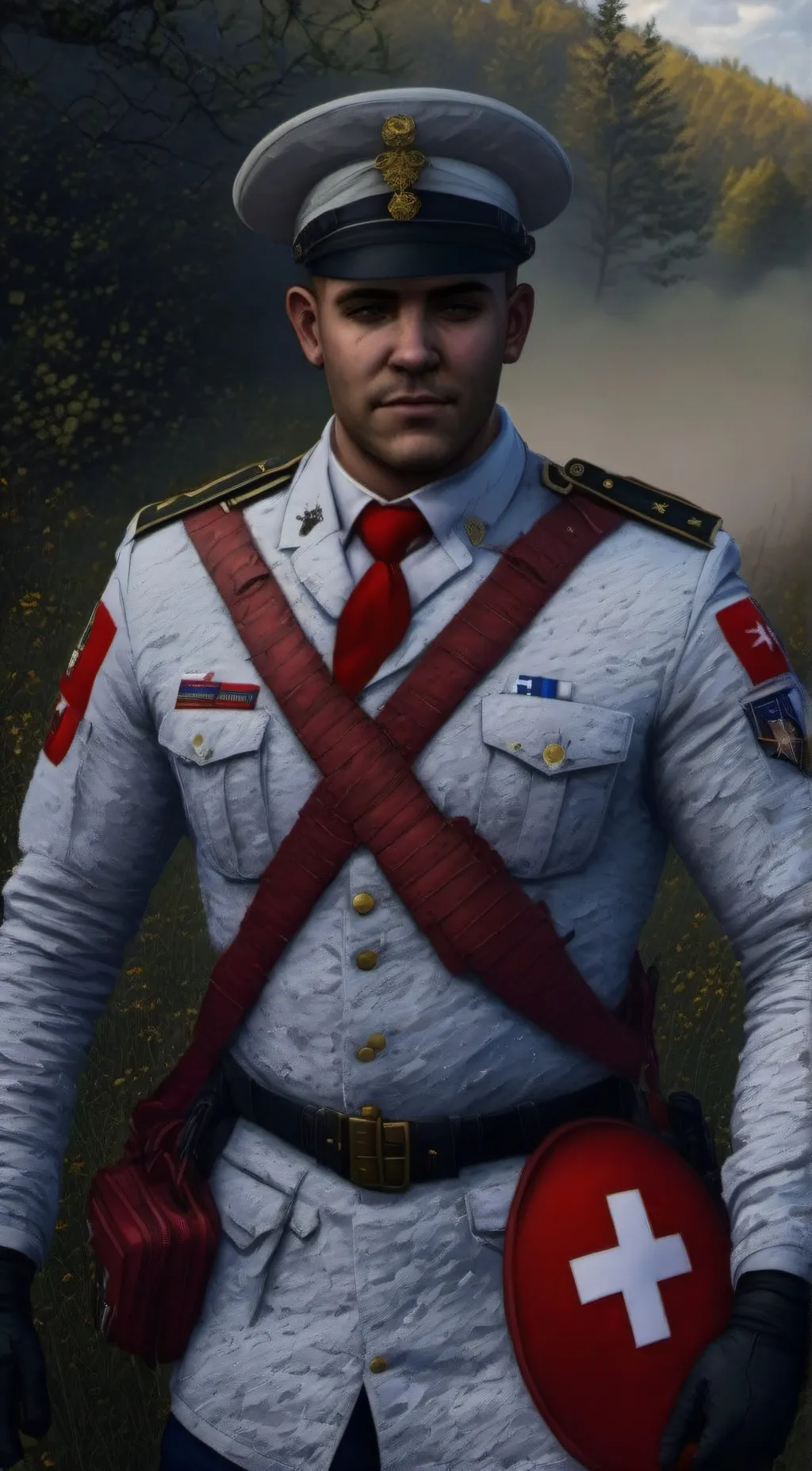 ai character: Farcry6 medic  background